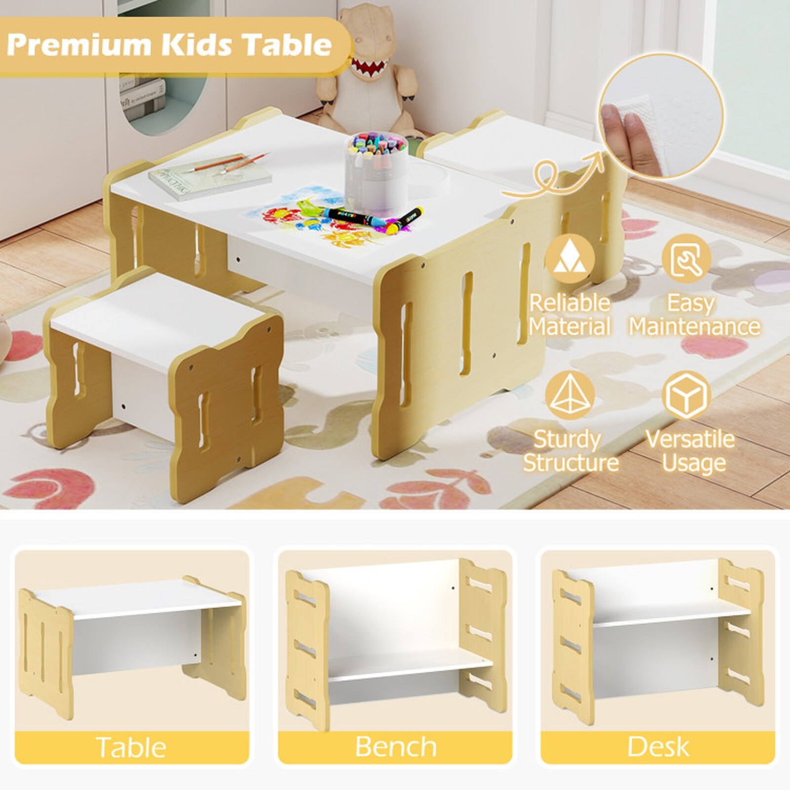 SUGIFT LW047SUGHY582 Kids-Play-Tables - View #6