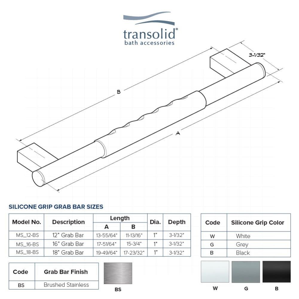 Transolid MSW18BS Grab-Bars - View #5