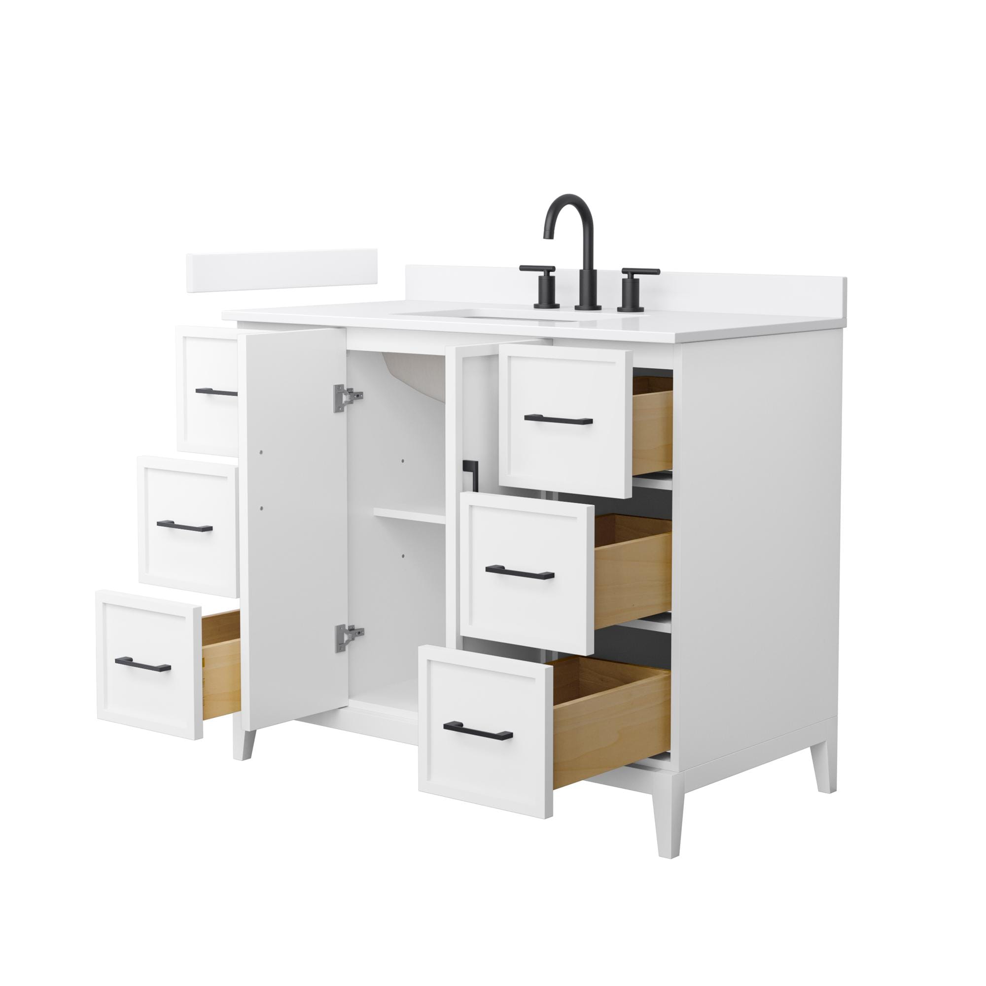 Wyndham Collection WCH717142SWBWQUS3MXX Bath-Vanity-Combo - View #2