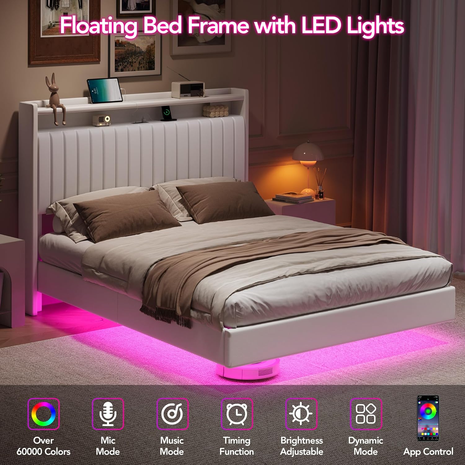 Qeetex LHF-BED-PHO-16DK3BRI beds - View #3