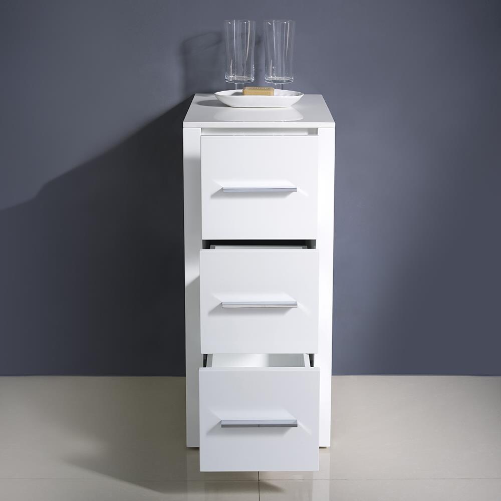 Fresca FST6212WH Linen-Cabinets - View #5