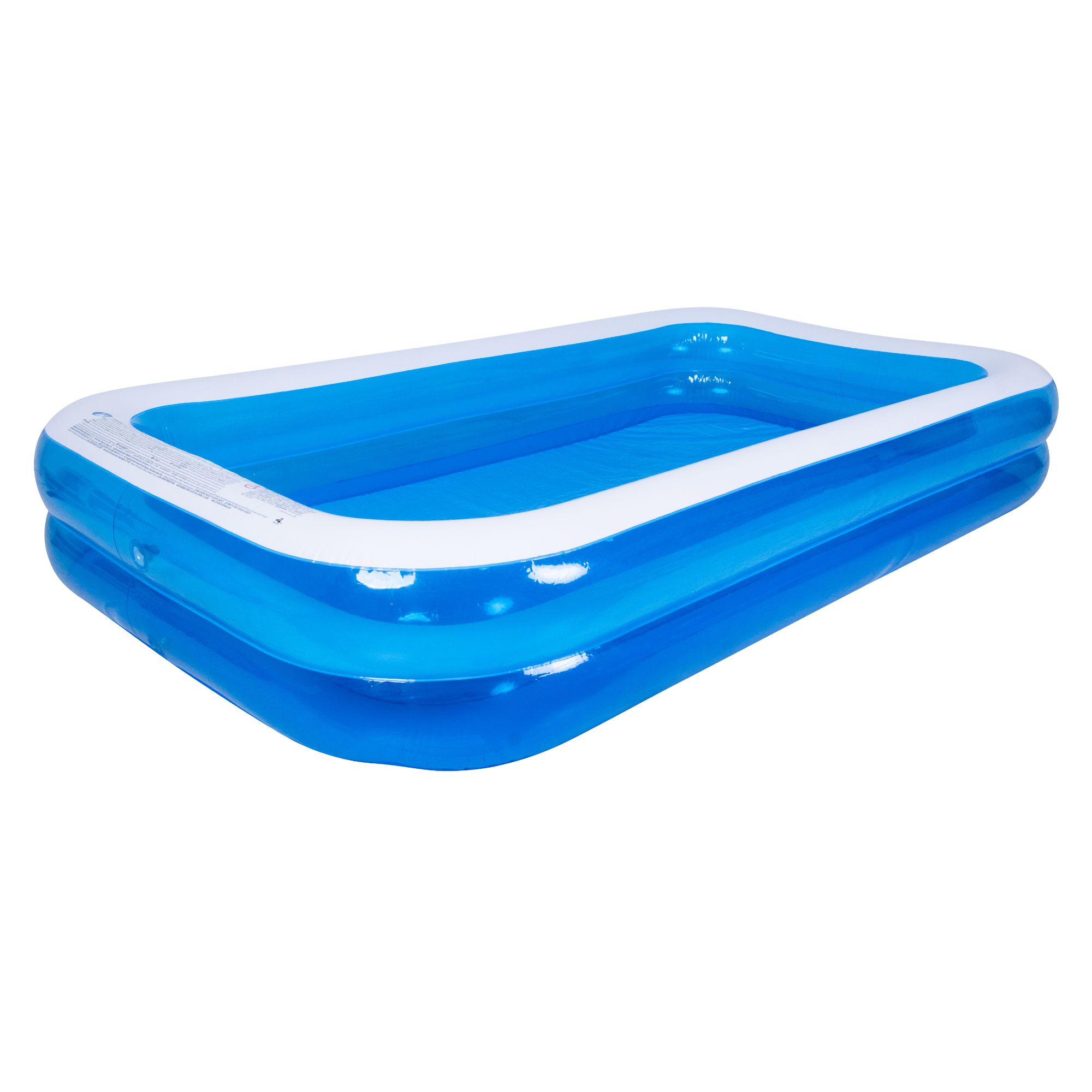 Pool Central 32598715 120-in L x 72-in W Blue Rectangle Kiddie Pool