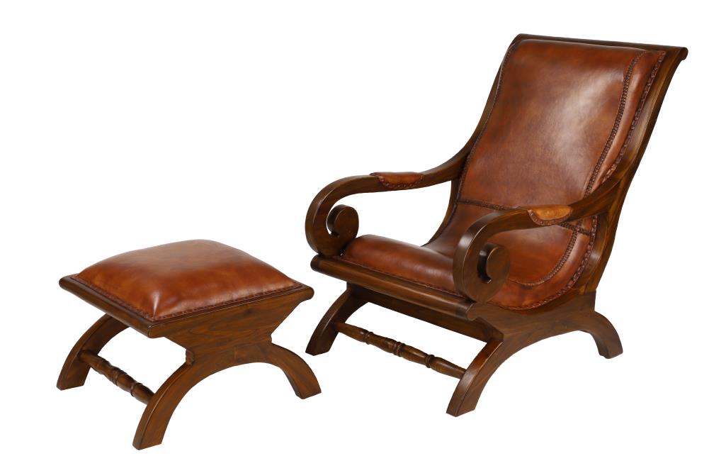 Grayson Lane Rustic Brown Leatheraccent, Rustic Leather Chairs