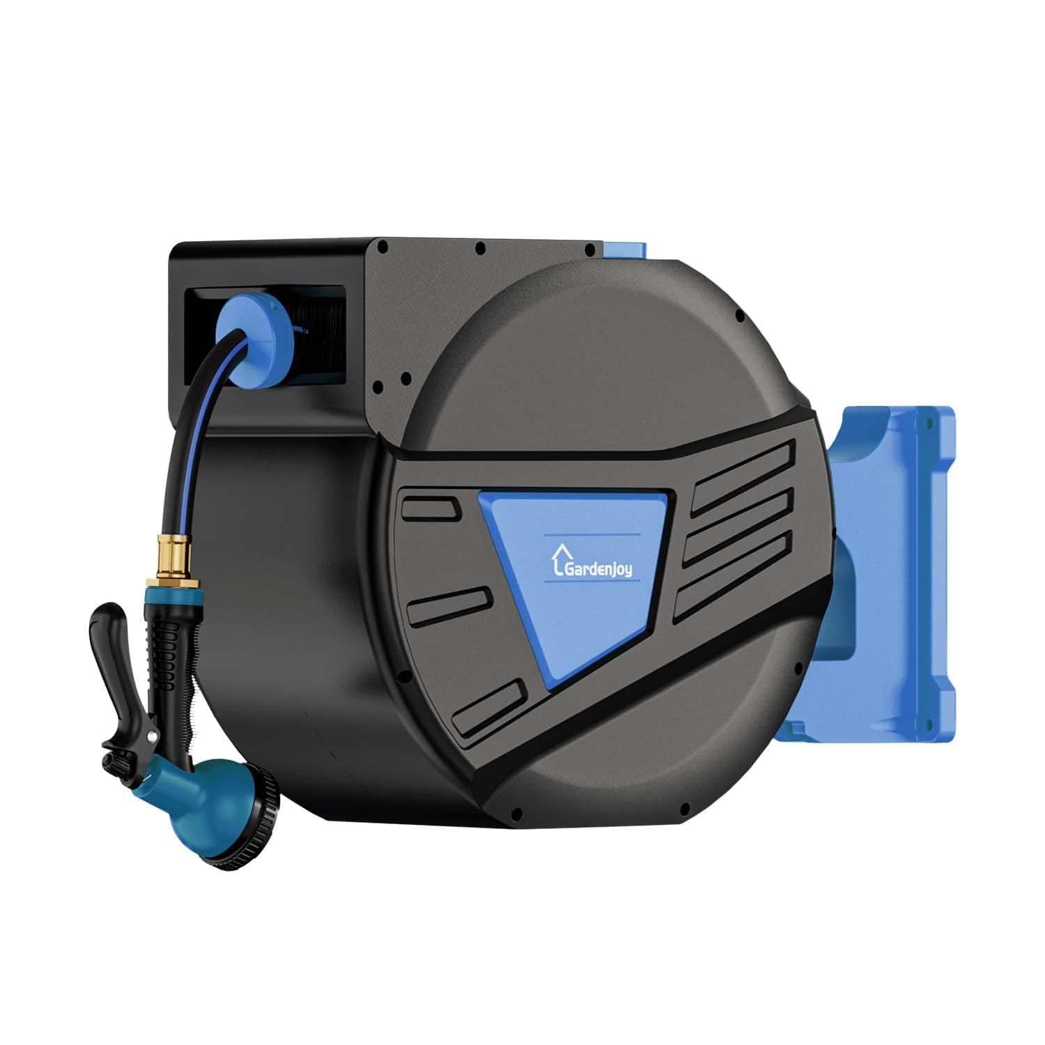 GardenJoy 90 ft x 5/8 Retractable Garden Hose Reel