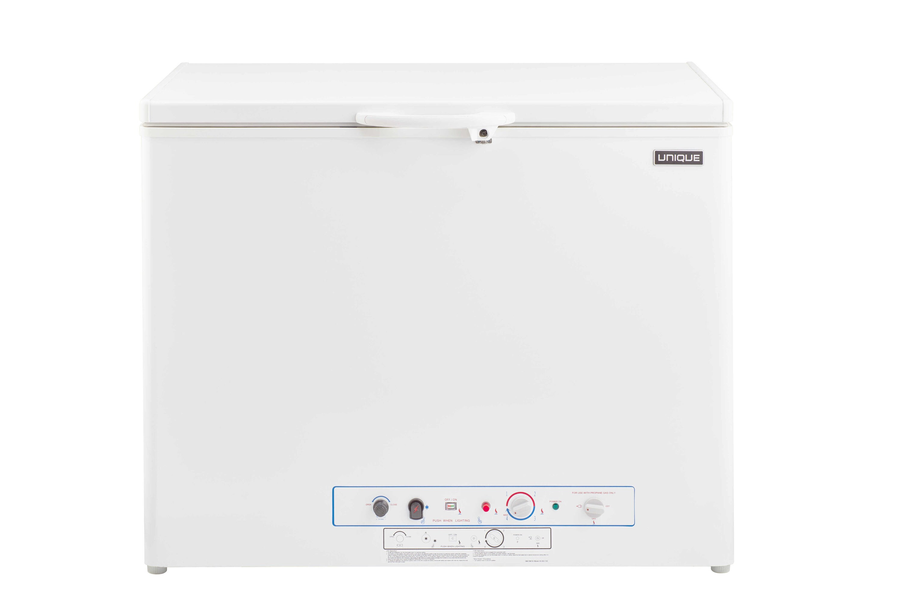 UNIQUE UGP-6F SM W Off-Grid 6.4-cu ft Counter-depth Top-Freezer Refrigerator (White)