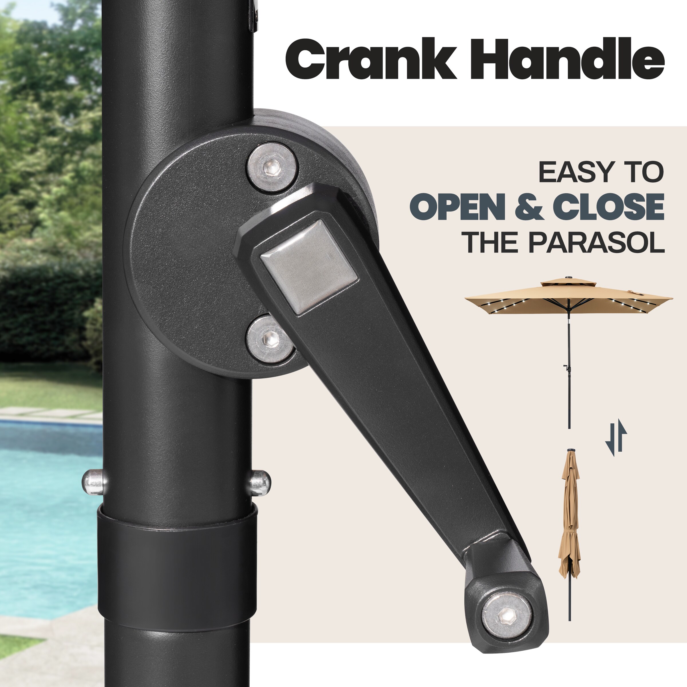 Crestlive Products CL-PU1002TAN-UB016 Umbrellas-2 - View #7