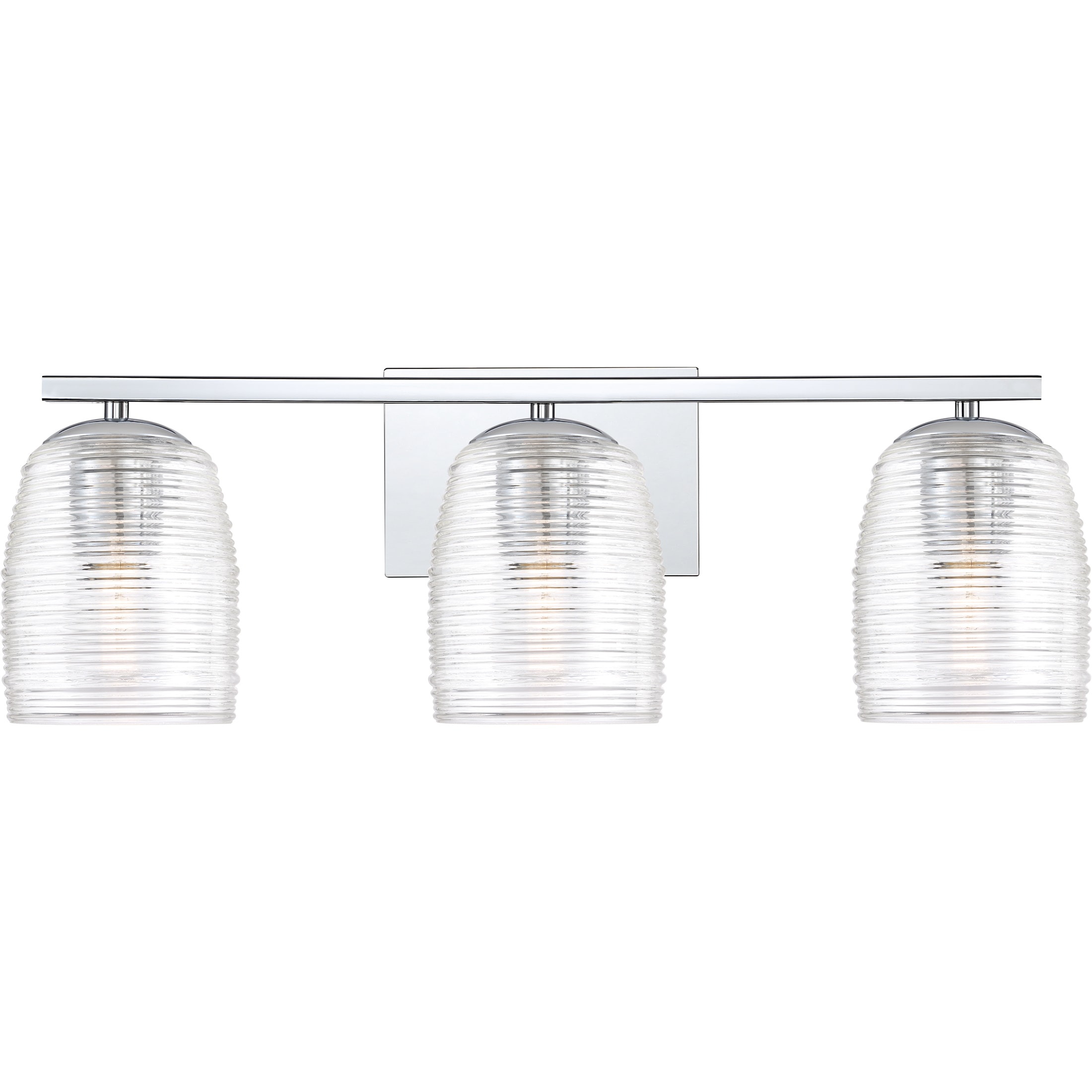 Quoizel RLM8603C Realm 23.5-in 3 -Light Polished Chrome Transitional Vanity light