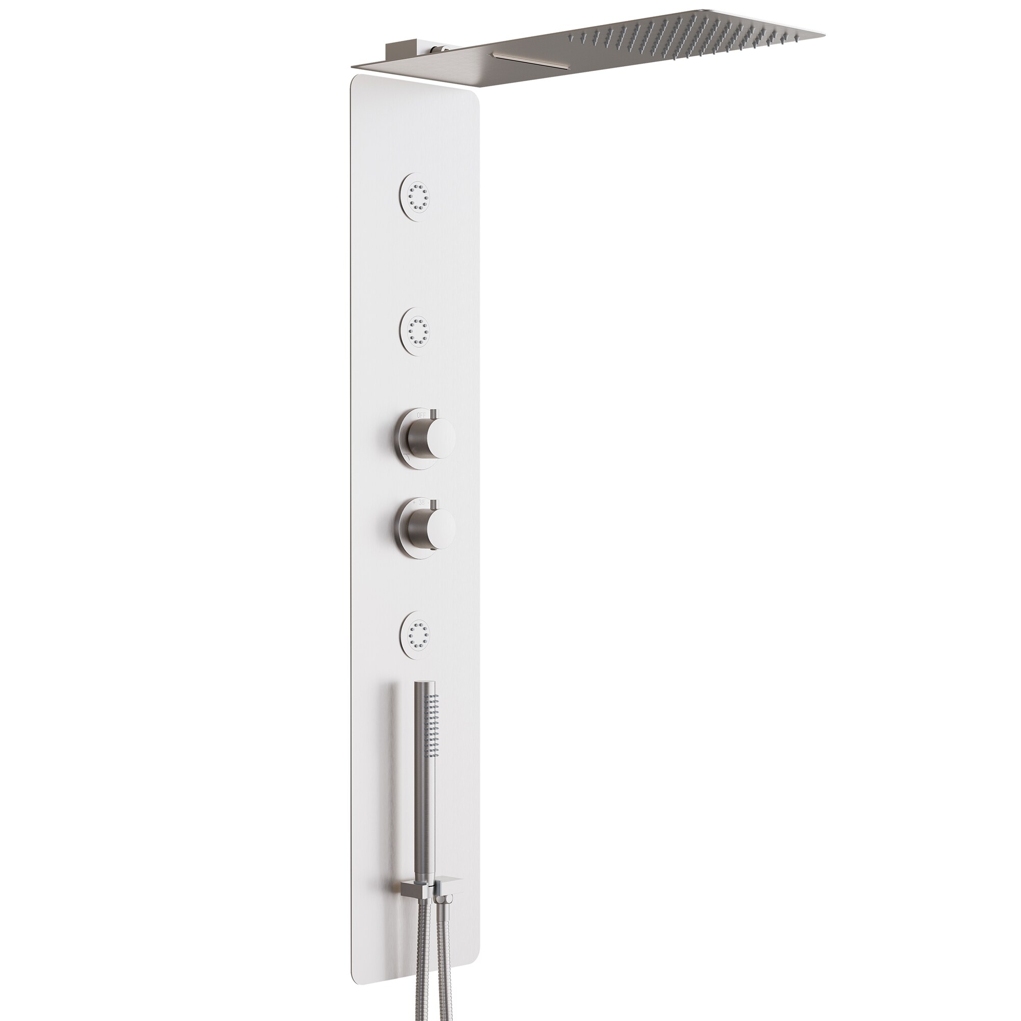 LIVIZA WB-85046-GY Showerhead-Bar-Panels - View #8