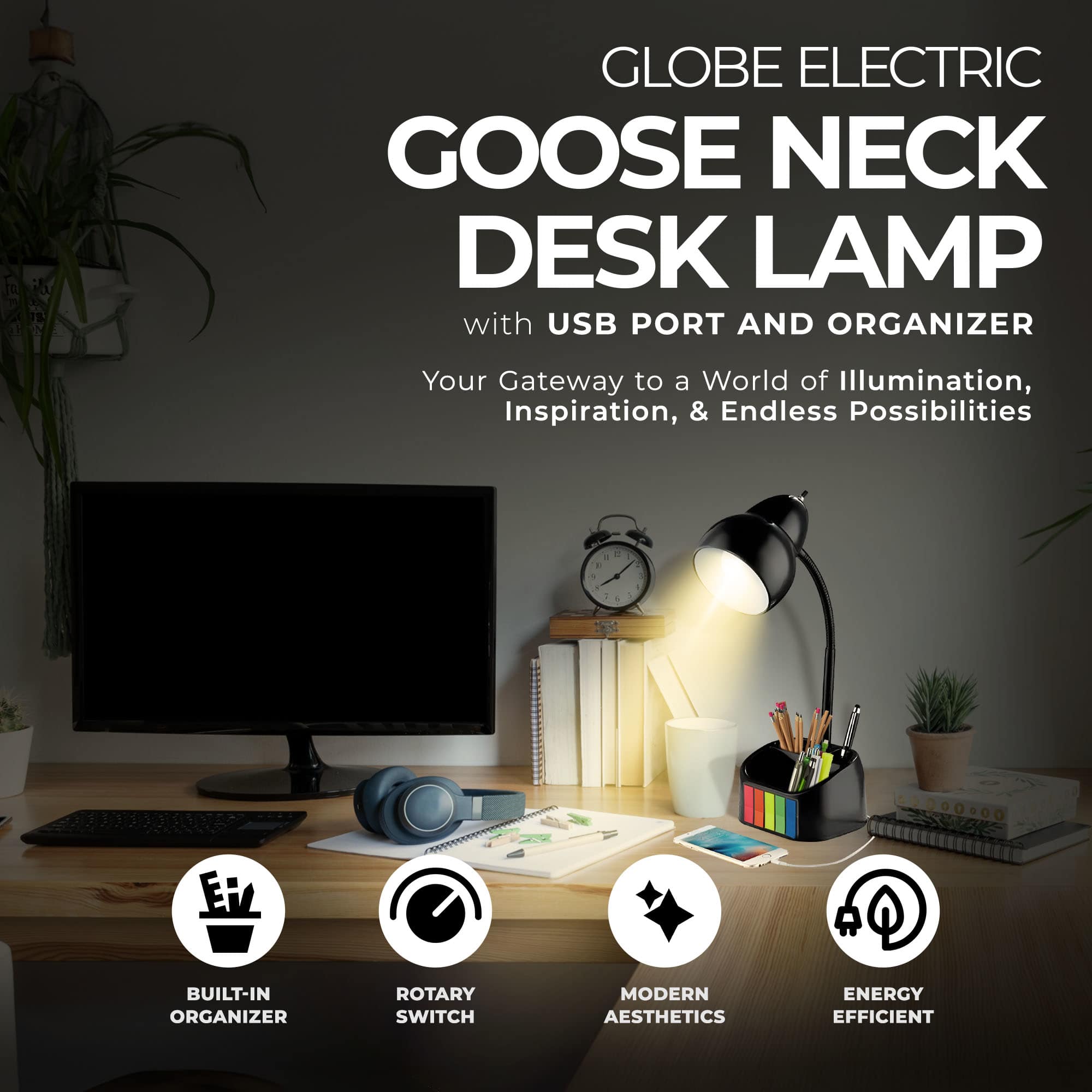 Globe Electric 397524 Desk-Table-Lamps - View #3