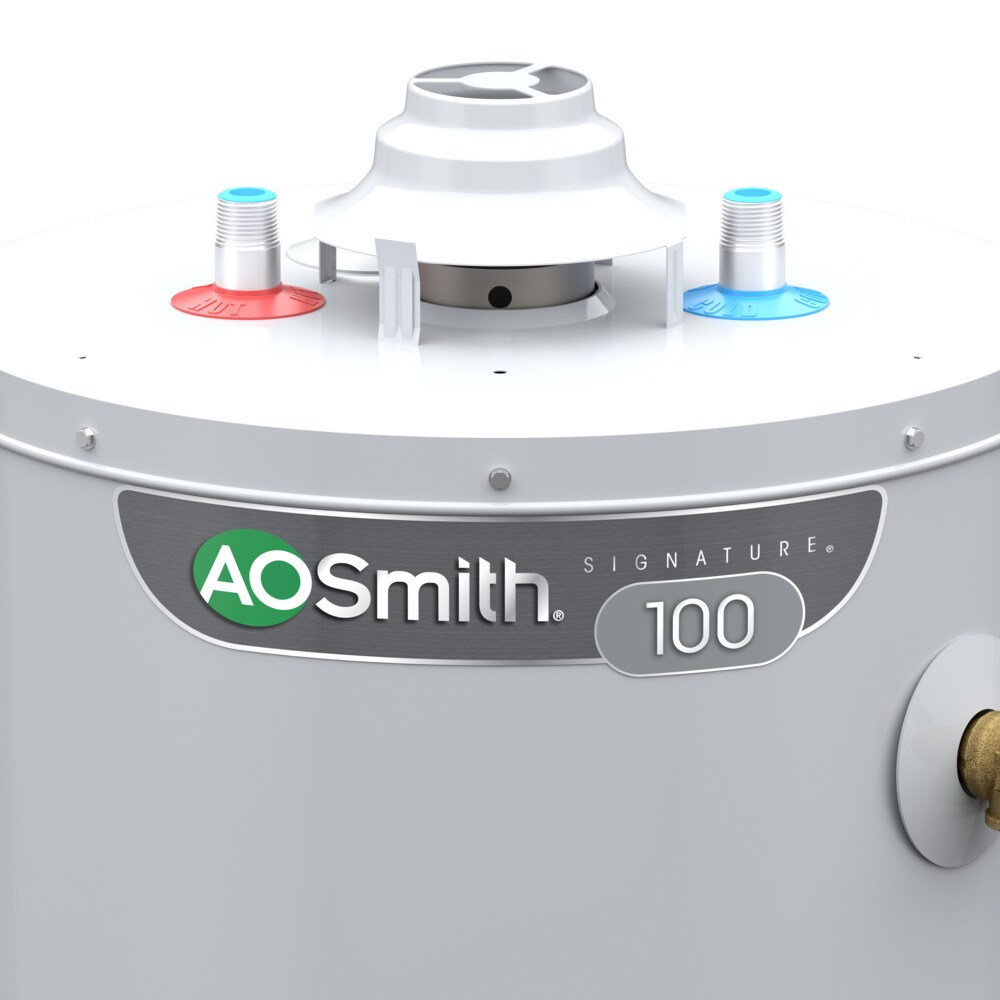 A.O. Smith Signature 100 40-Gallons Tall 6-year Warranty 35500-BTU Natural Gas Water Heater