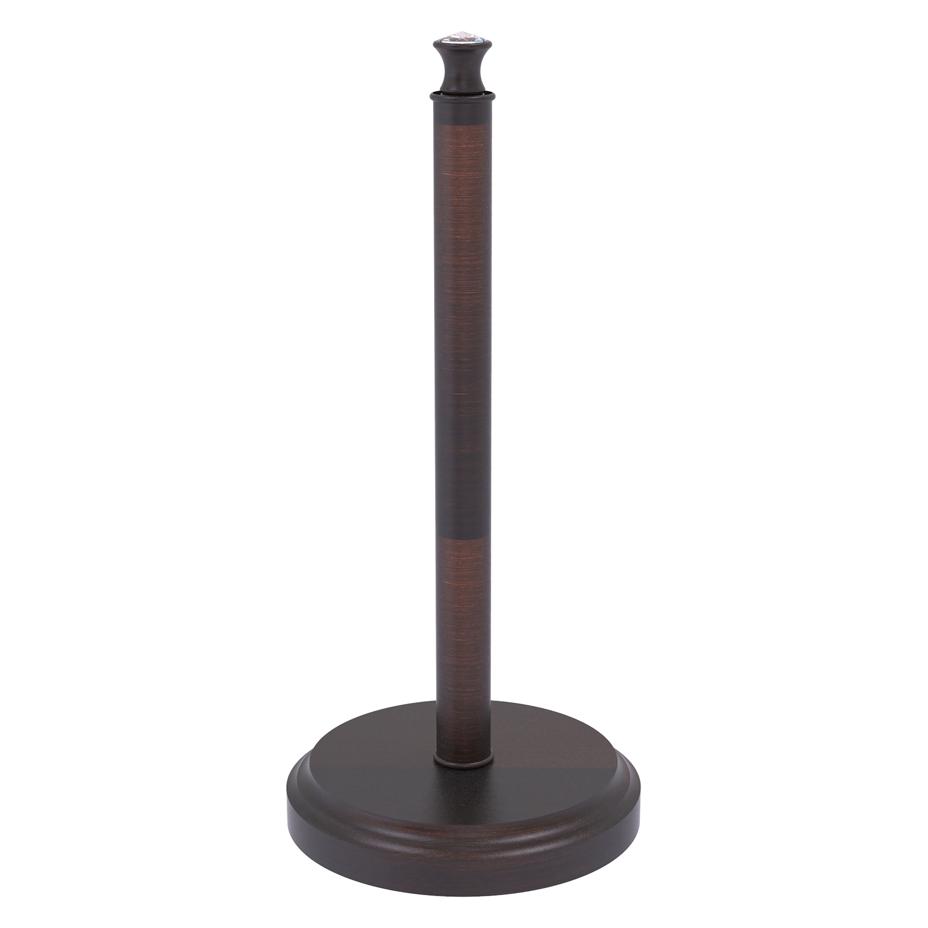 Paper Towel Holder Under Cabinet or Wall Mount, Black, Brass, Silver,  White, or Bronze Finish 