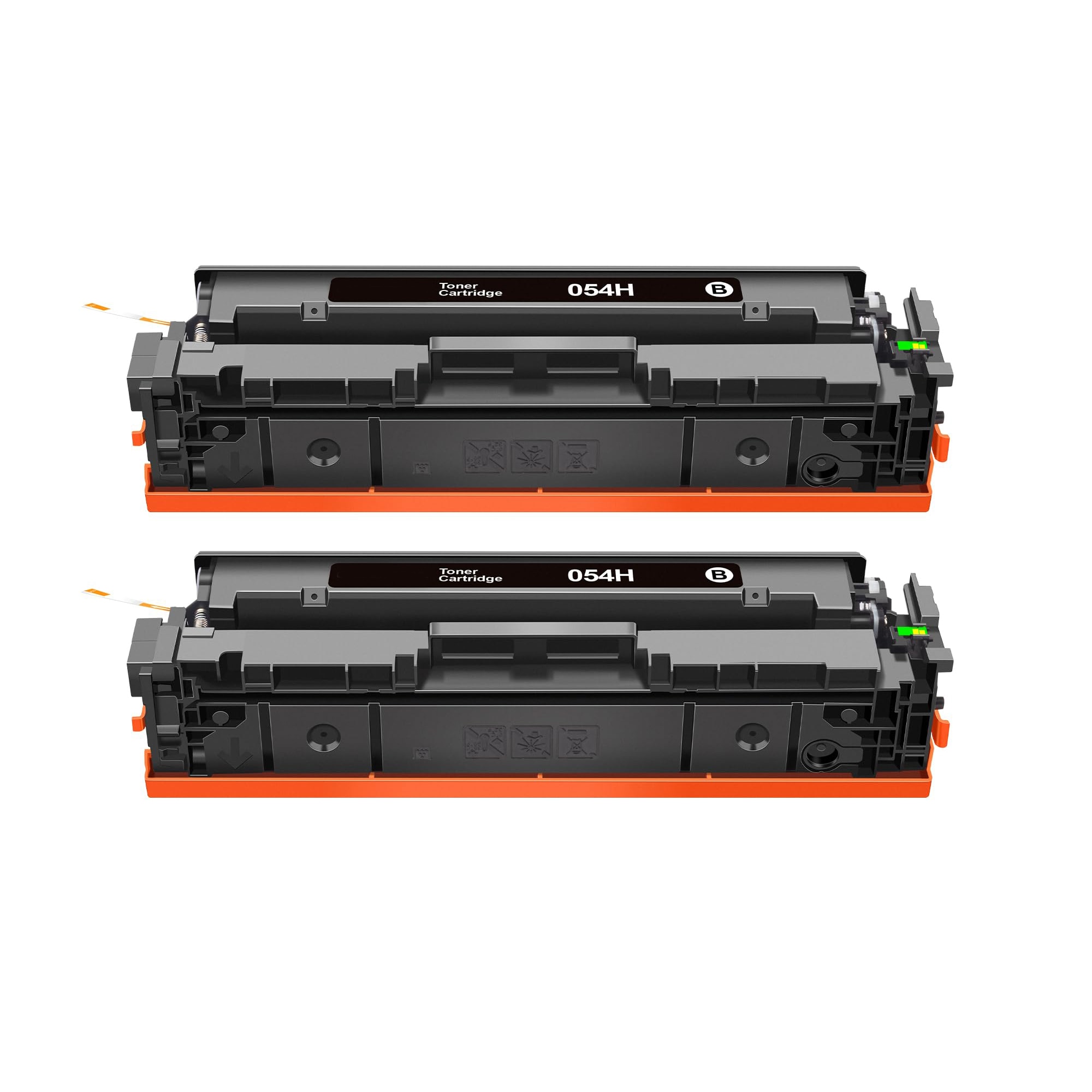 Etokfoks  054H black toner cartridge 2 pack replacement set compatible with Canon imageCLASS MF642Cdw MF644Cdw MF641Cw and LBP622Cdw printers