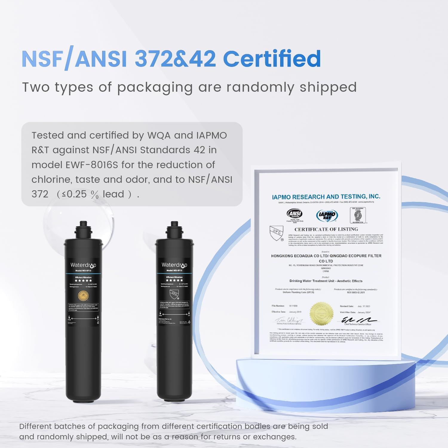 Waterdrop B-WD-RF15 Replacement-Water-Filters-Cartridges - View #2