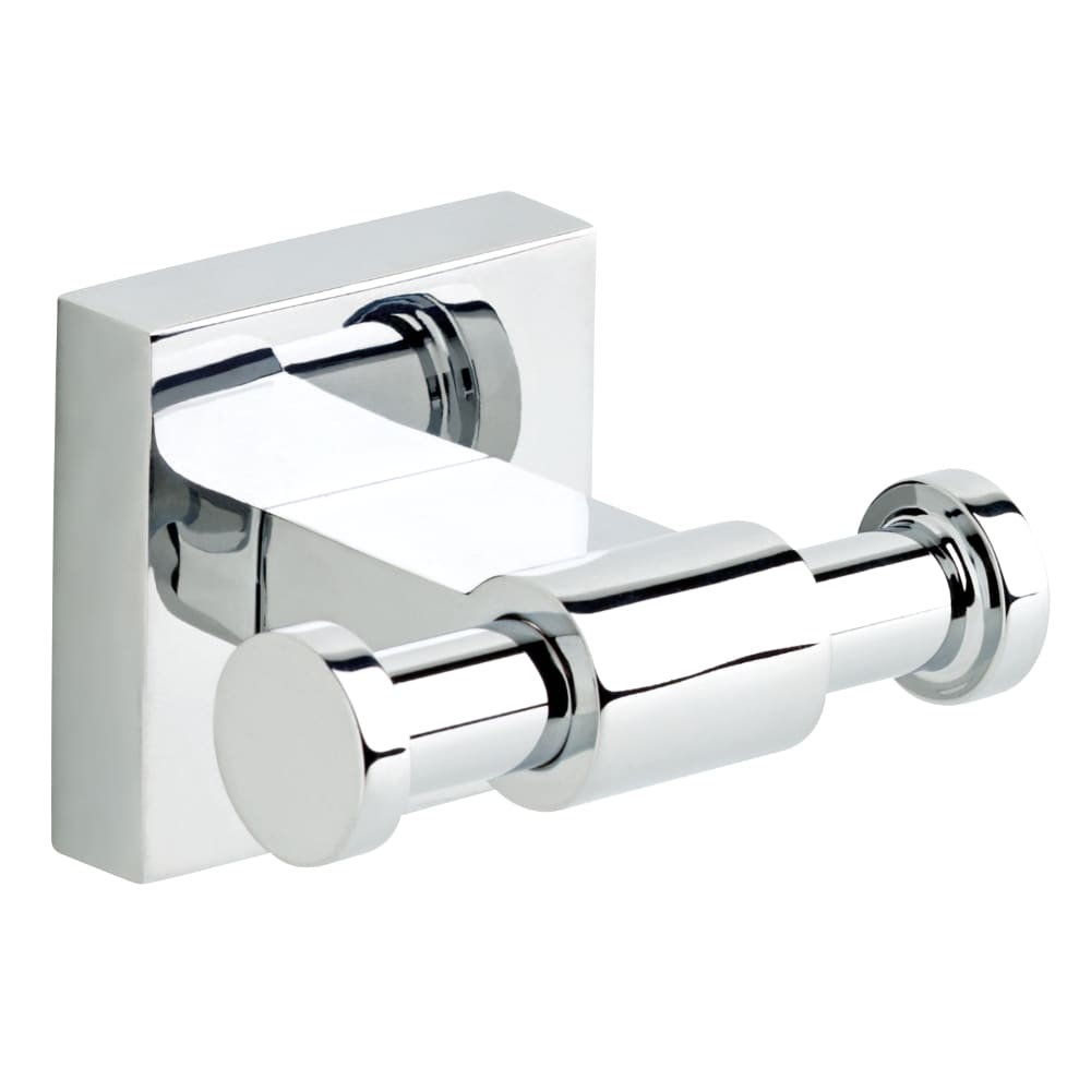 Franklin Brass Maxted Polished Chrome Double-Hook Wall Mount Towel Hook in  the Towel Hooks department at