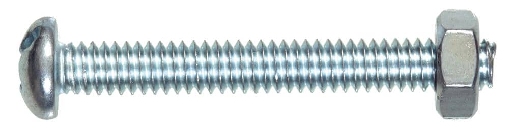 Hillman #10- 24 x 2-in Phillips/Slotted Combination-Drive Machine Screws  (50-Count) in the Machine Screws department at