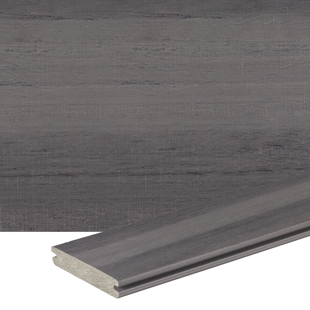TimberTech AGB15516CG Landmark 1-in x 6-in x 16-ft Castle Gate Grooved PVC Deck Board