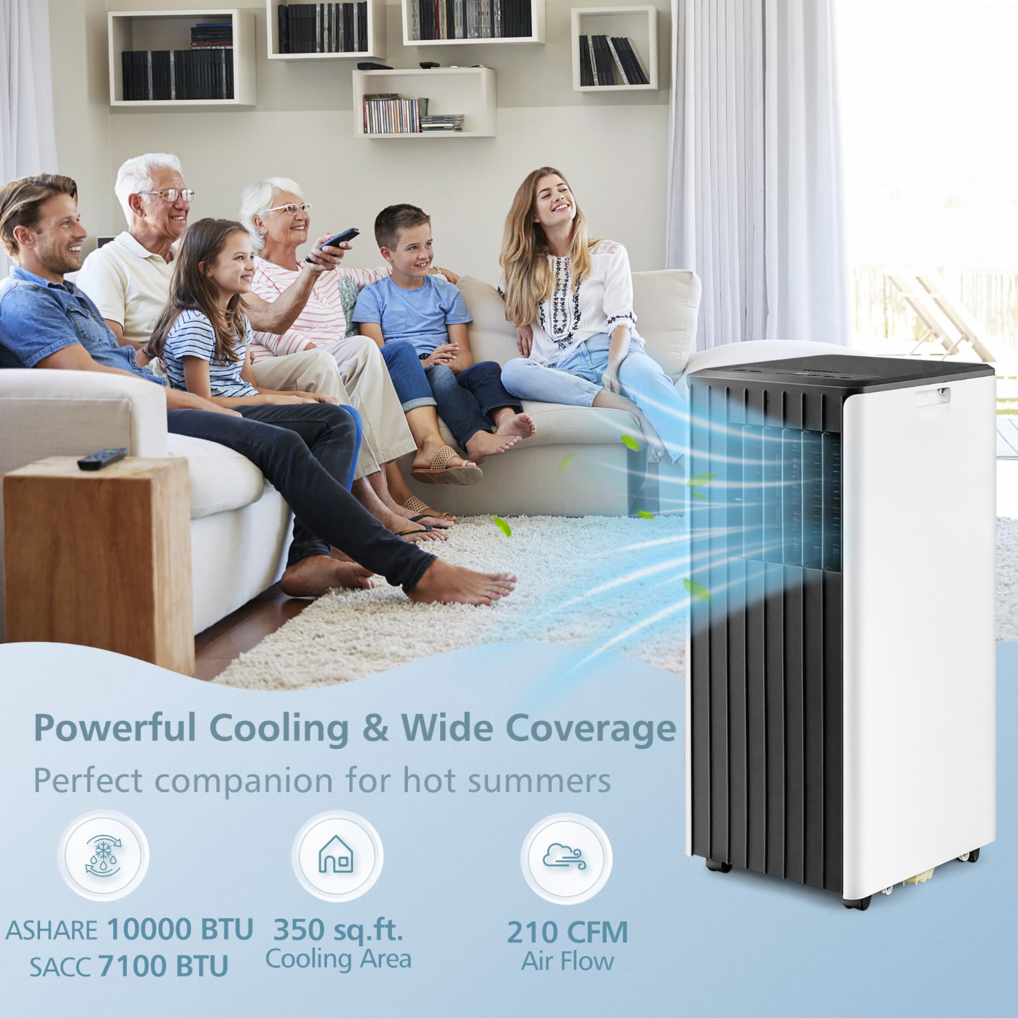 Costway LWS00235 Portable-Air-Conditioners - View #5