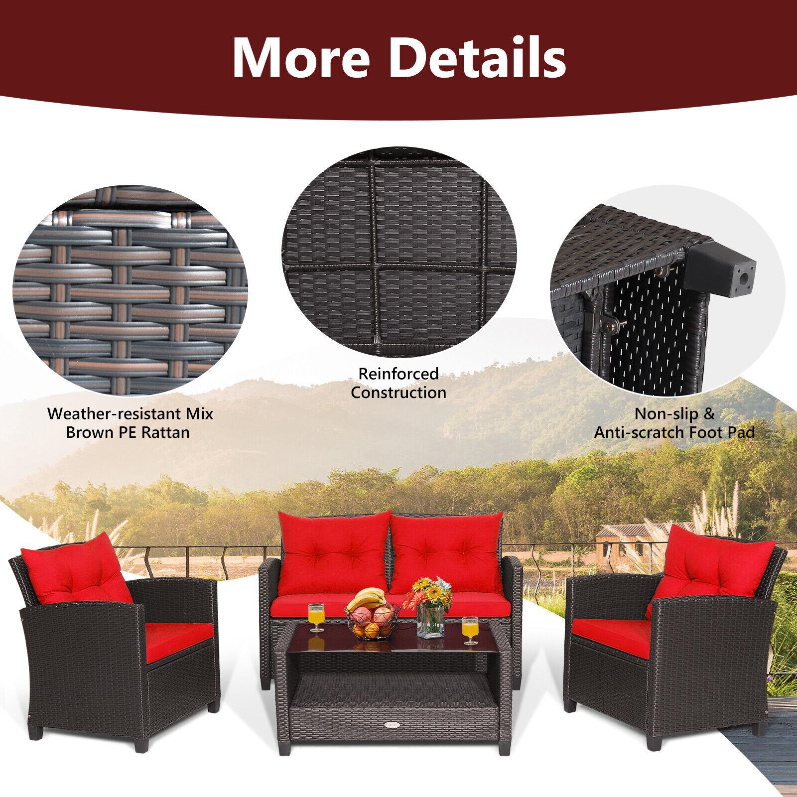Clihome CL-RE+-66742 Patio-Conversation-Sets - View #6