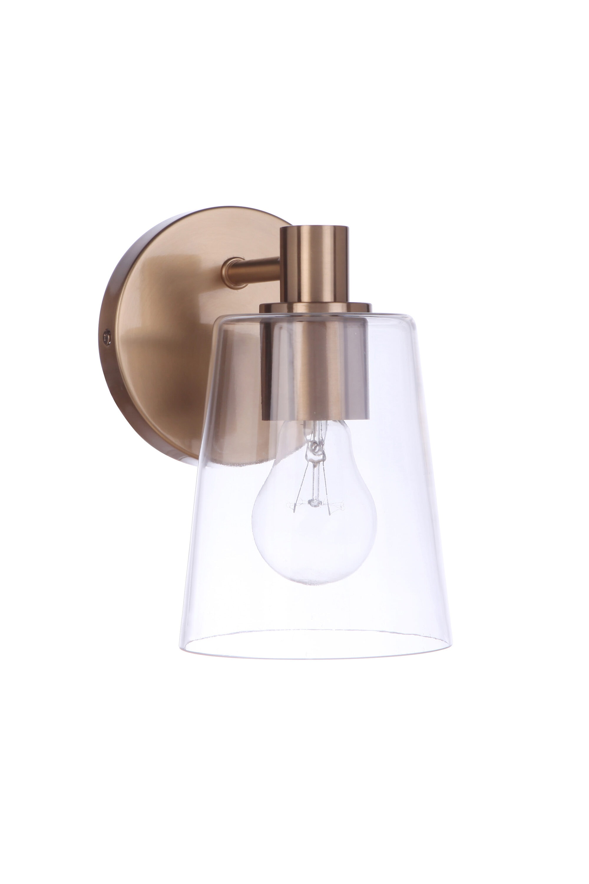 Craftmade 12605SB1 Emilio 5-in 1 -Light Satin Brass Transitional Vanity light