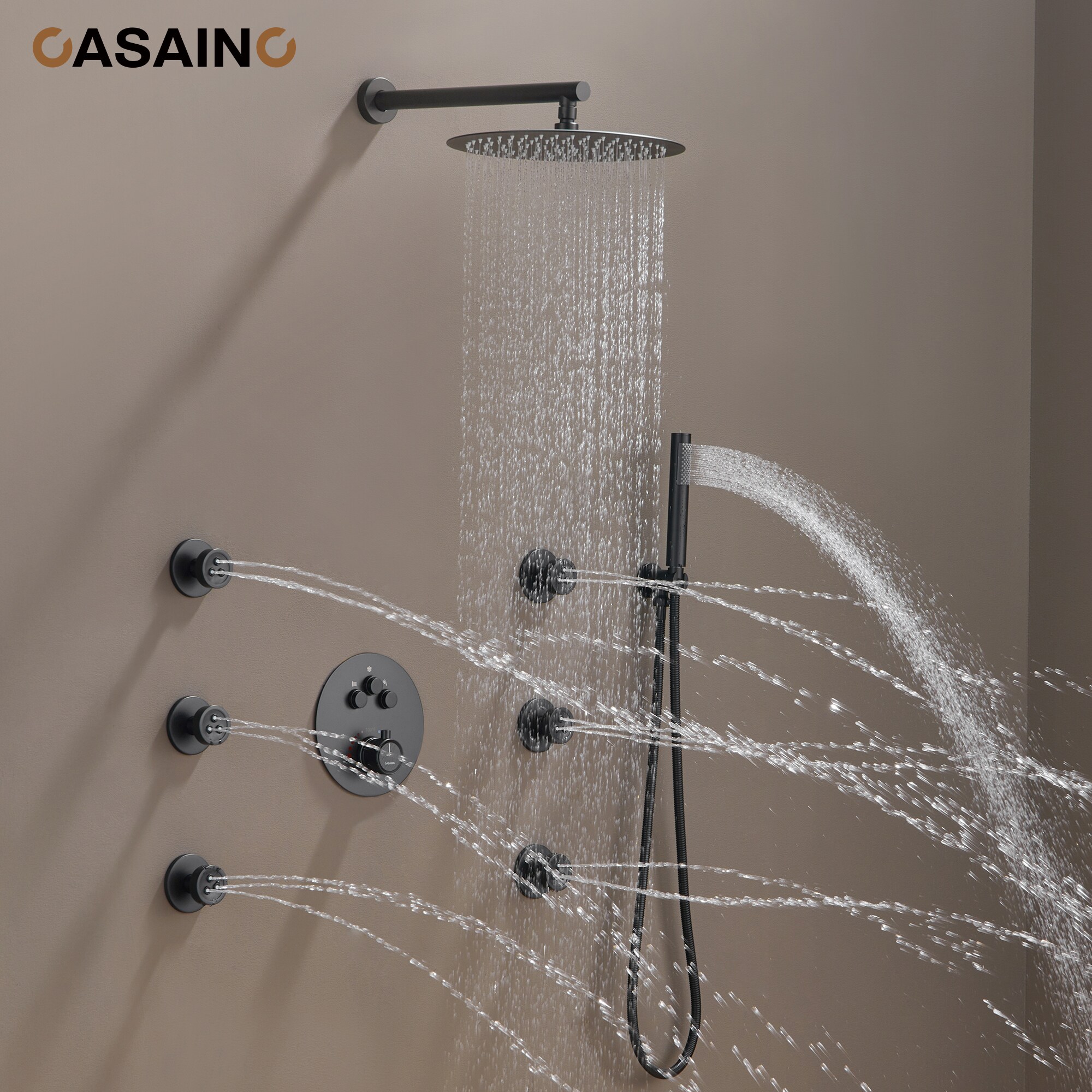 CASAINC CASA08BN-12 Showerhead-Bar-Panels - View #3