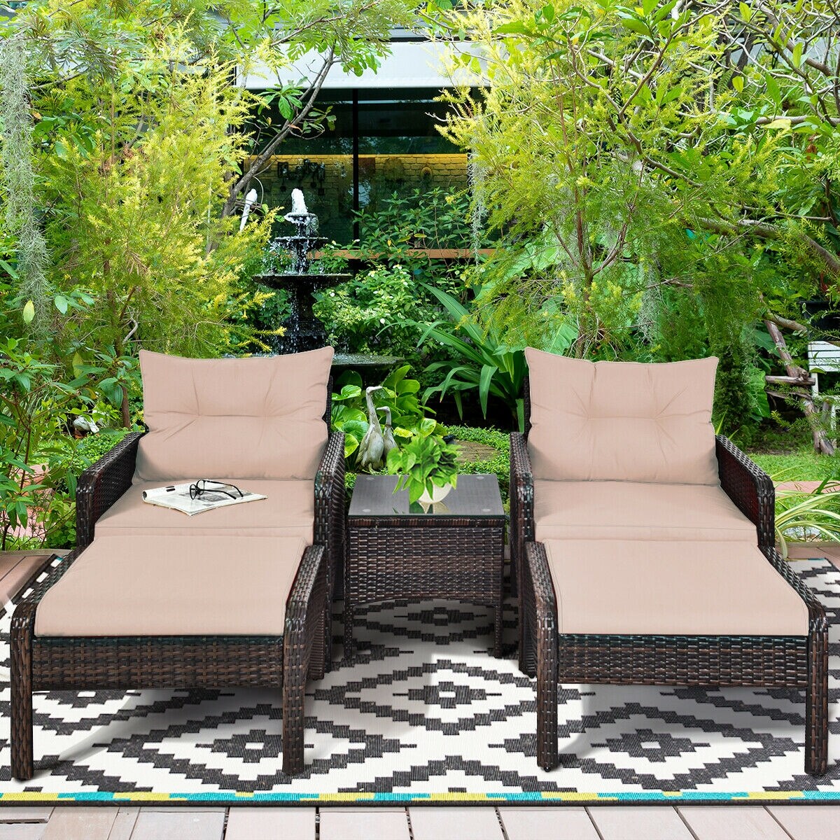 Slickblue D-CO-+NB15666WH Patio-Conversation-Sets - View #5