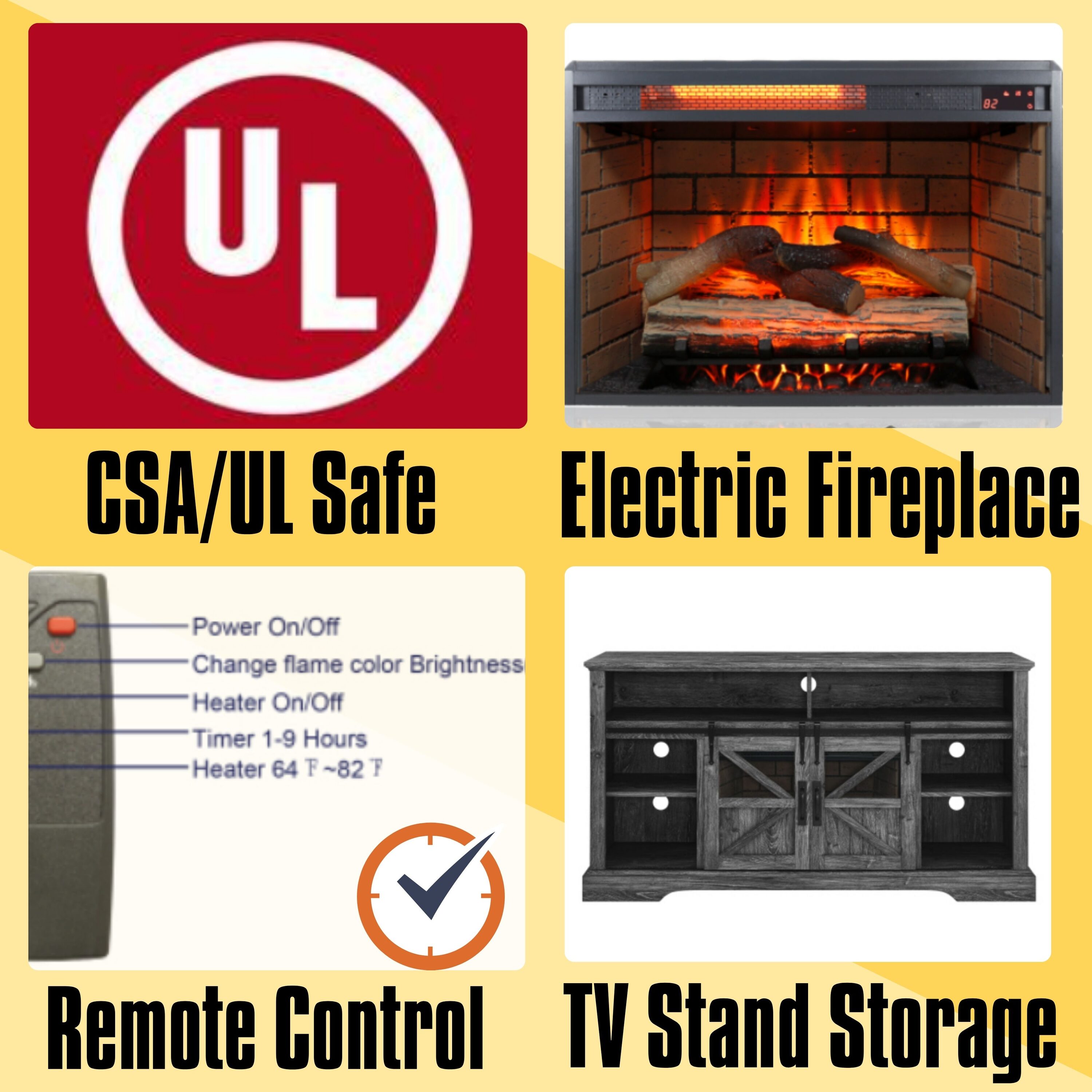 ToolCat MGG3-19-CEMFP Electric-Fireplaces - View #2