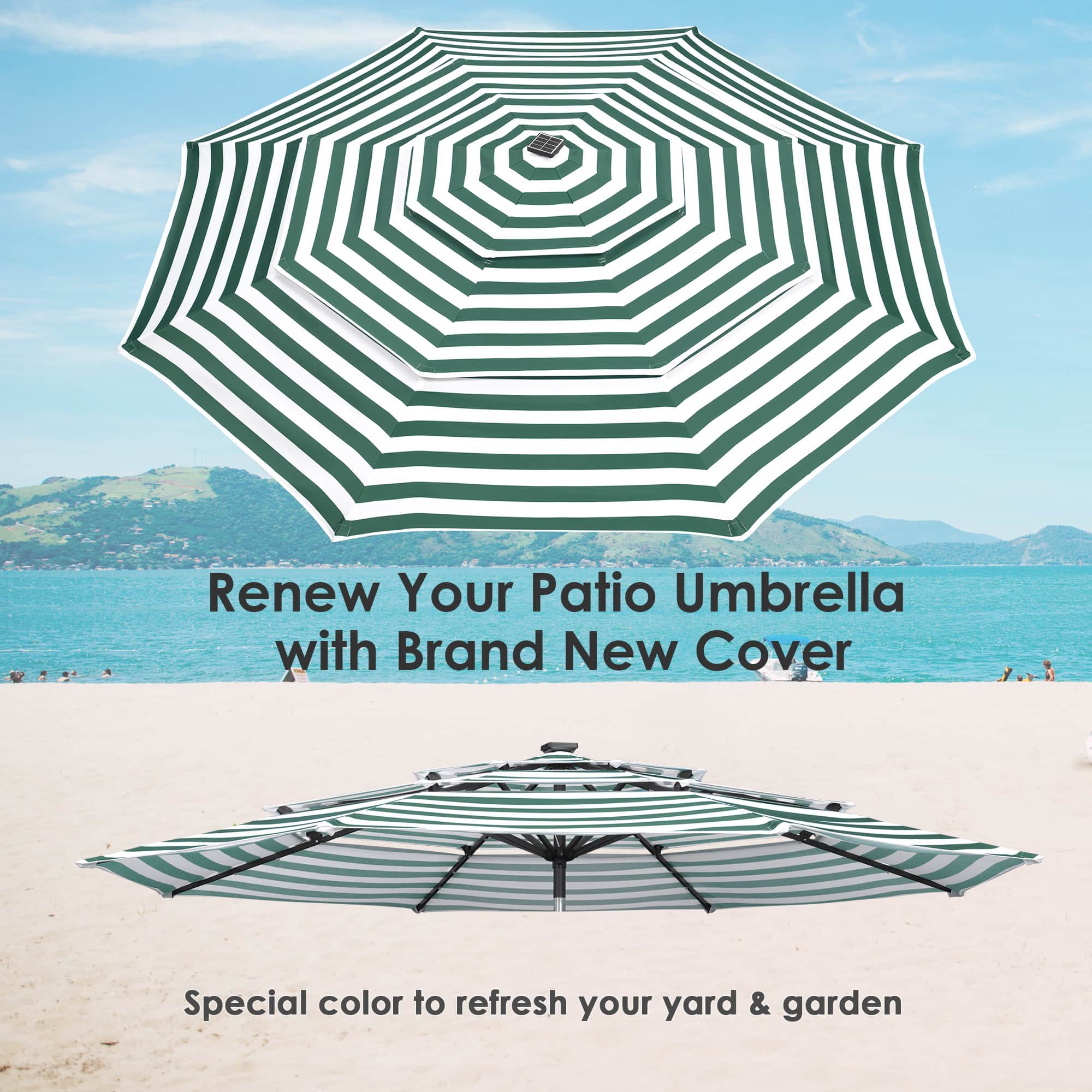 Yescom 07UMC013-10F-0407-LO Umbrellas-3 - View #3