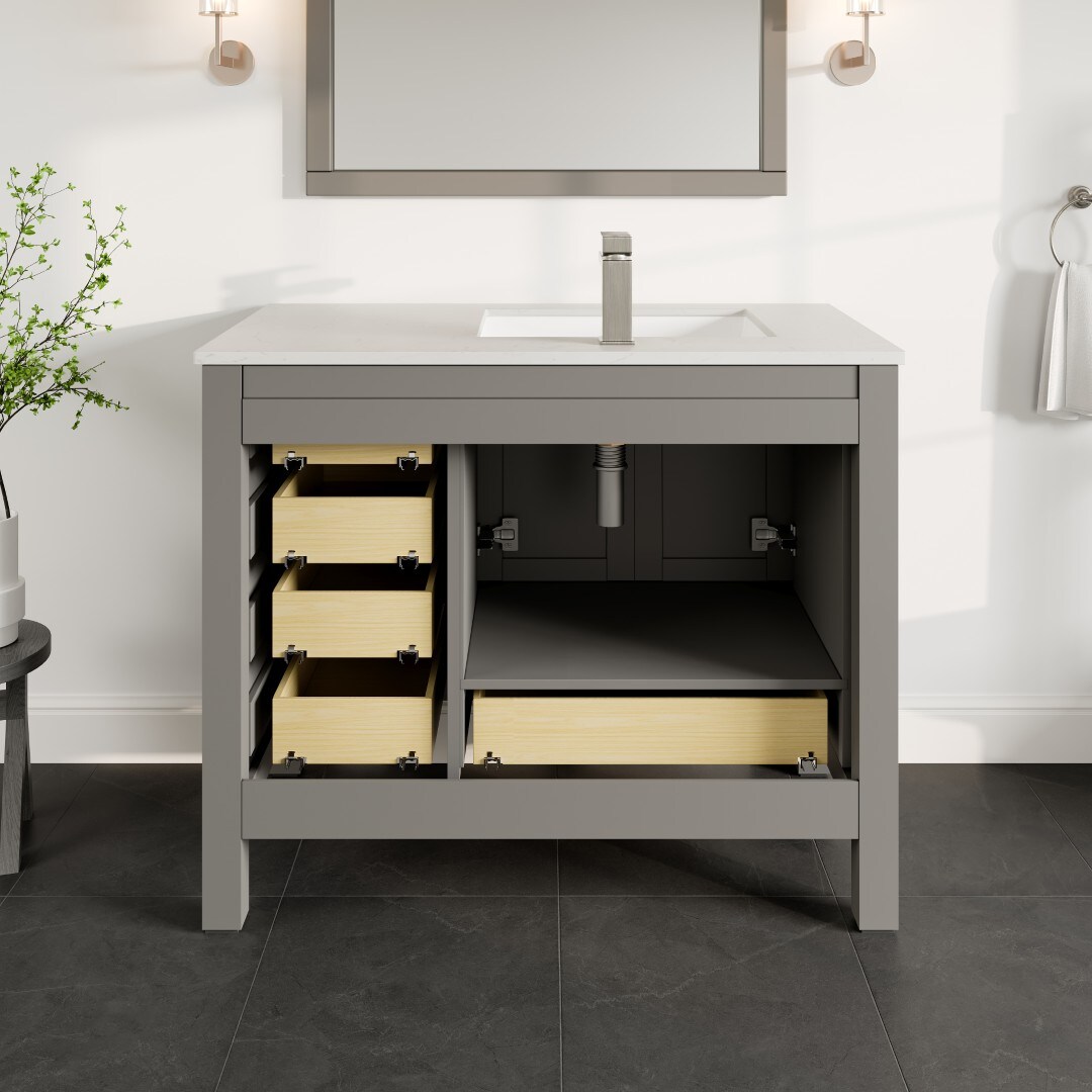 Eviva TVN414-42X18GR-L Bath-Vanity-Combo - View #6