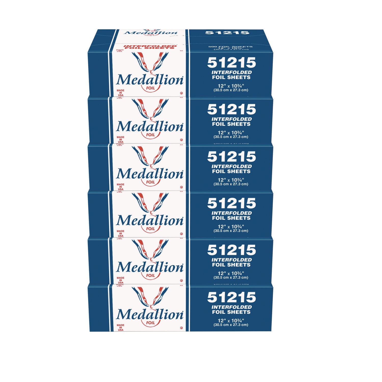 Handi-foil Medallion Interfolded Foil Sheets 12 x 10.75 500/Box 6 Boxes/Carton