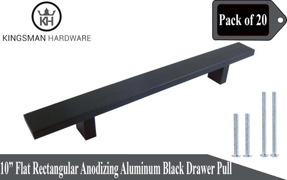 Kingsman Hardware LW10BLK-20 Cabinet-Pulls - View #2