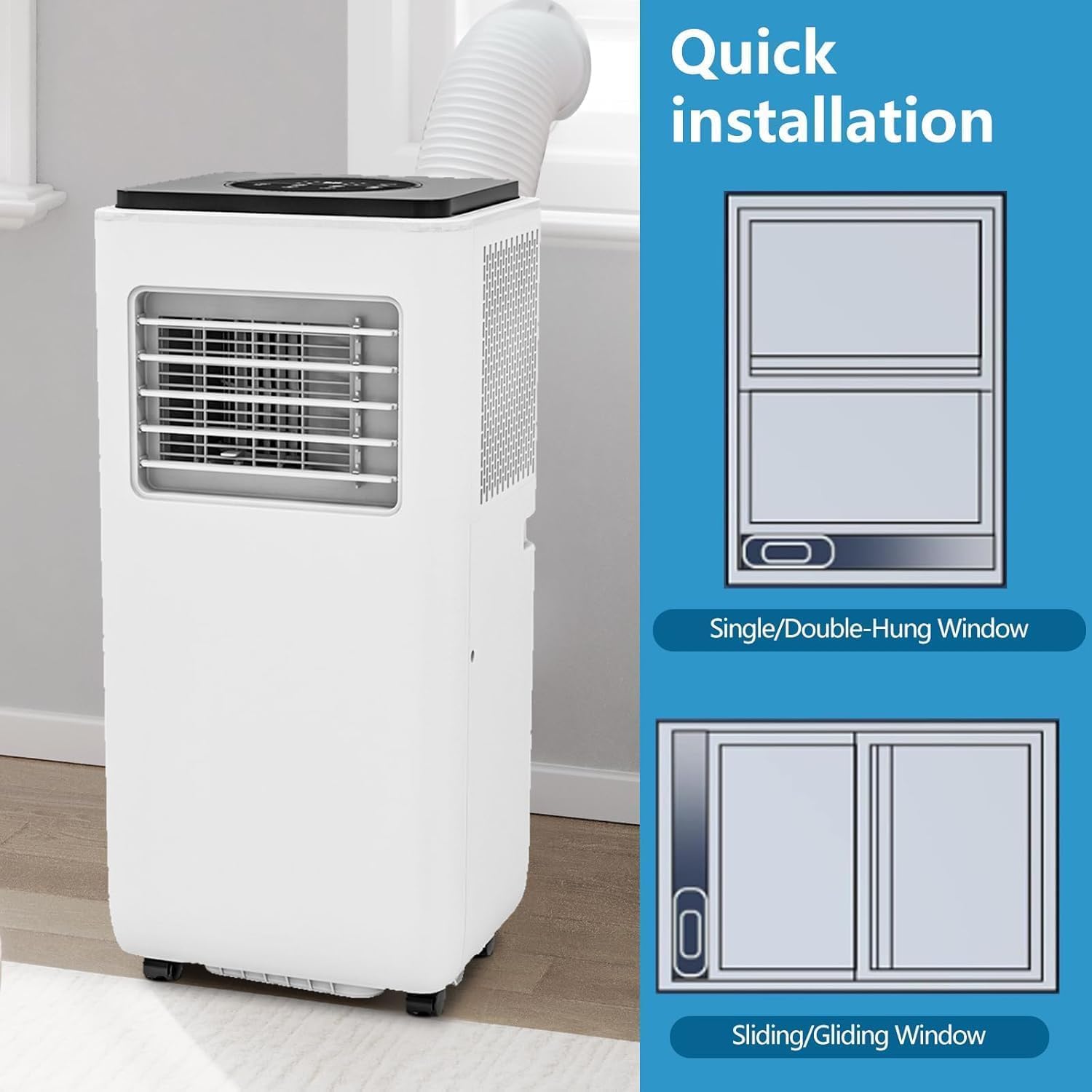Qeetex ZYS-PHO-10WMS3TH Portable-Air-Conditioners - View #3
