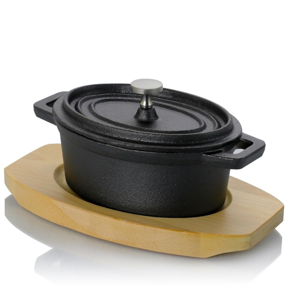 Gibson Home Campton 0.35-Quart Cast Iron Dutch Oven in the Cooking Pots  department at