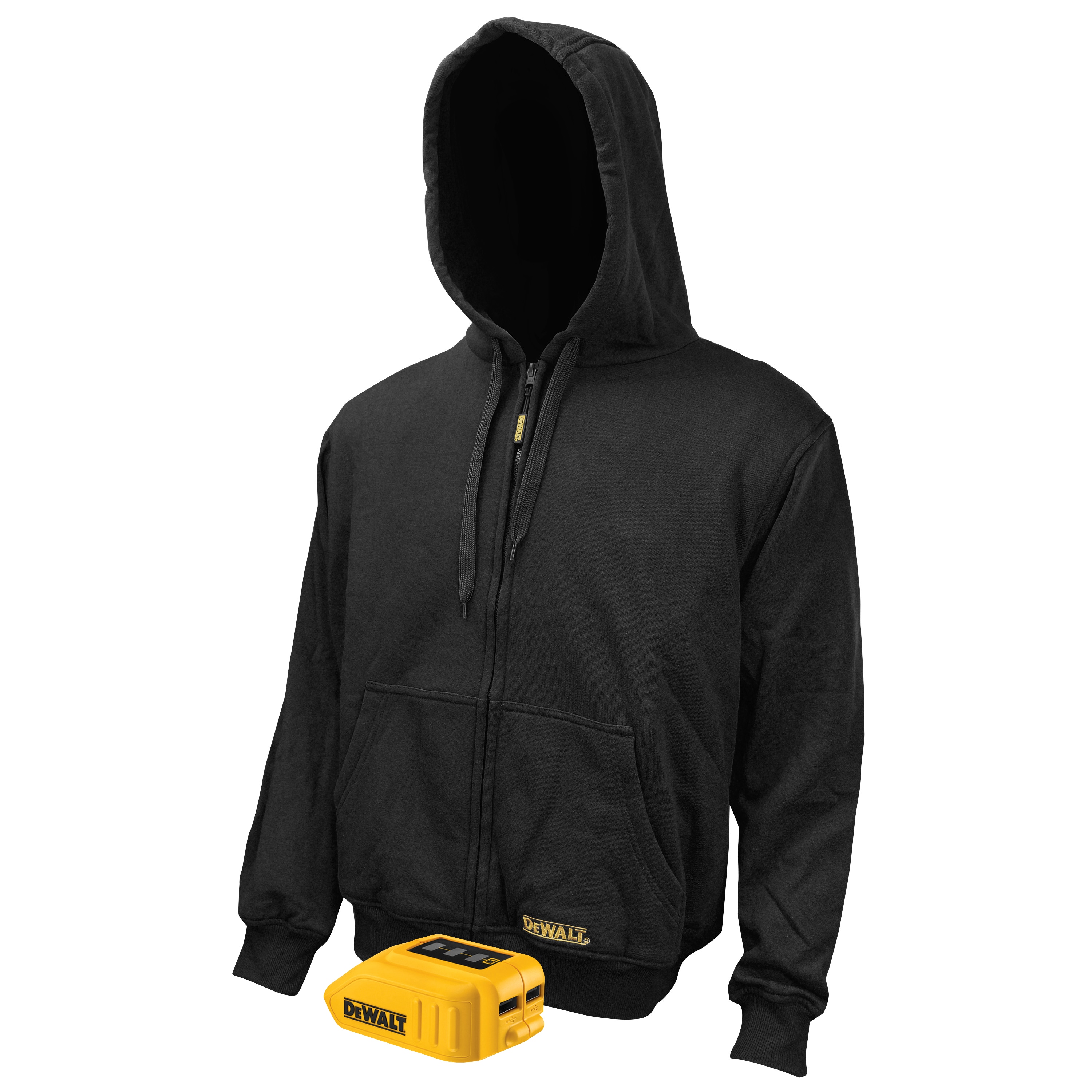 DEWALT Adult Unisex Fleece Heated Hoodie Medium in the