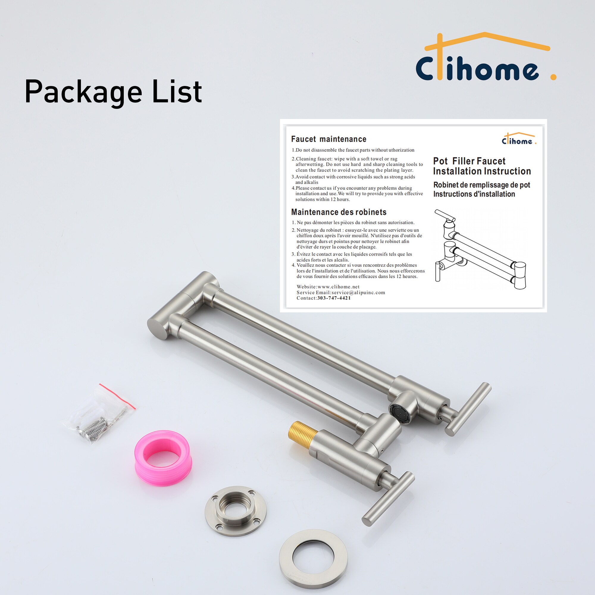 Clihome DG-KF46NS-1 Kitchen-Faucets - View #10