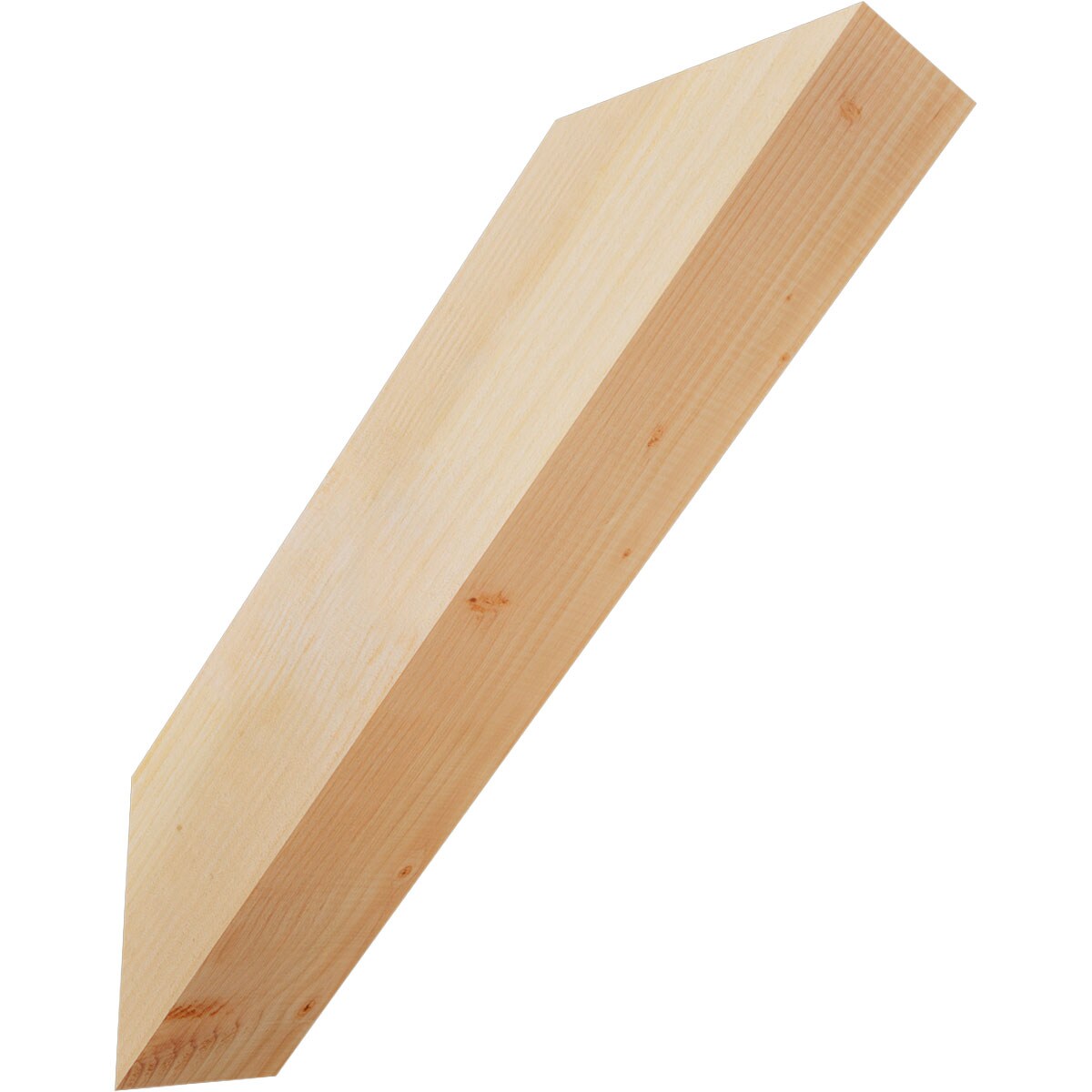 Ekena Millwork BRC06X24X24TRA00RDF 6-in x 24-in x 24-in Douglas Fir Unfinished Wood Traditional rough sawn