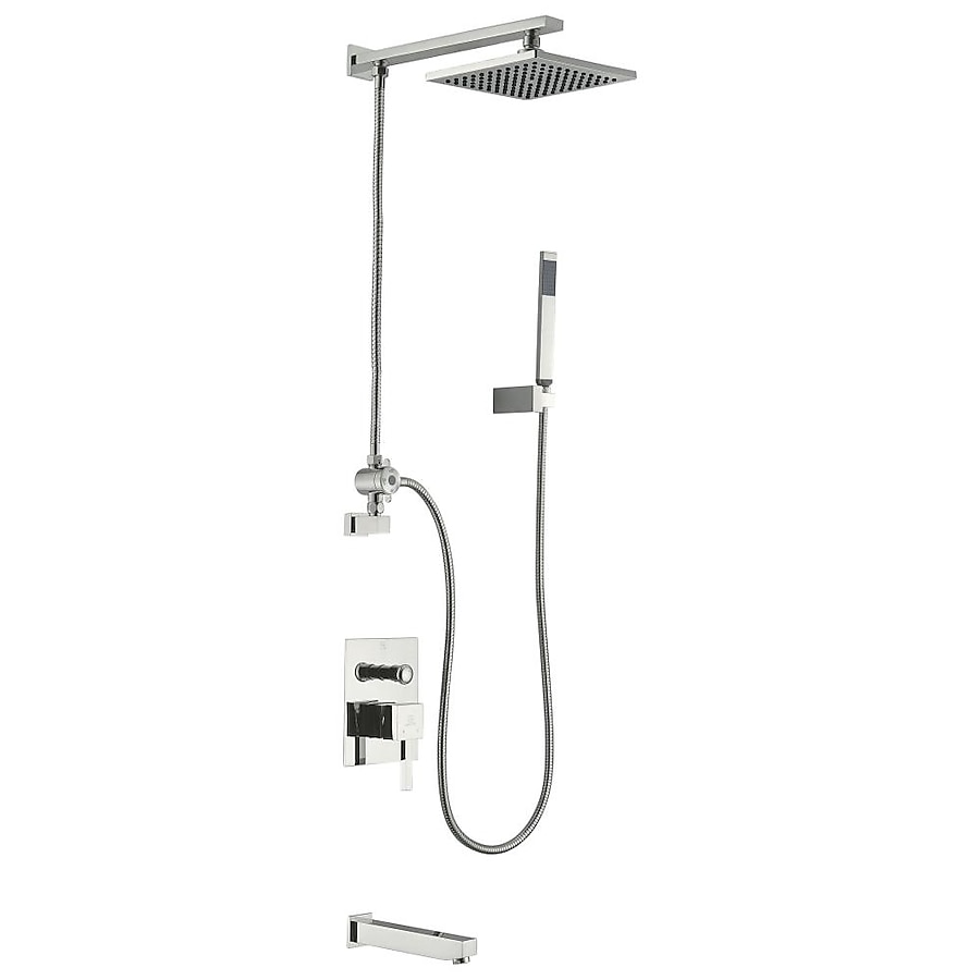 Byne Single-Handle 1-Spray Tub and Shower Faucet with Sprayer Wand in Brushed Nickel (Valve Included) Byne Single-Handle 1-Spray Tub and Shower Faucet with Sprayer Wand in Brushed Nickel (Valve Included)