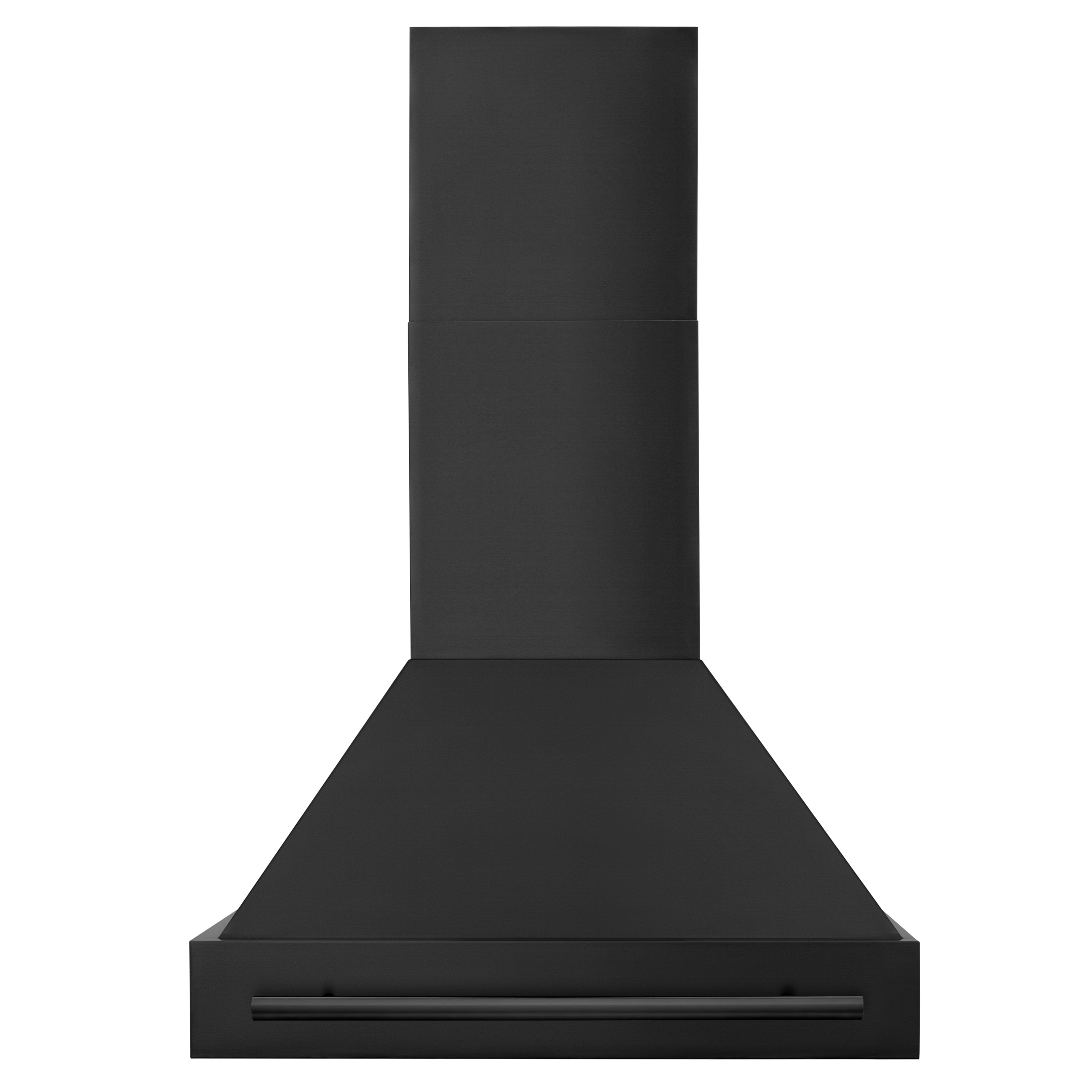 ZLINE KITCHEN & BATH BS655-30-BS 30 inch Ducted 400-CFM Black Stainless Steel with Black Stainless Steel Handle Wall-Mounted Range Hood