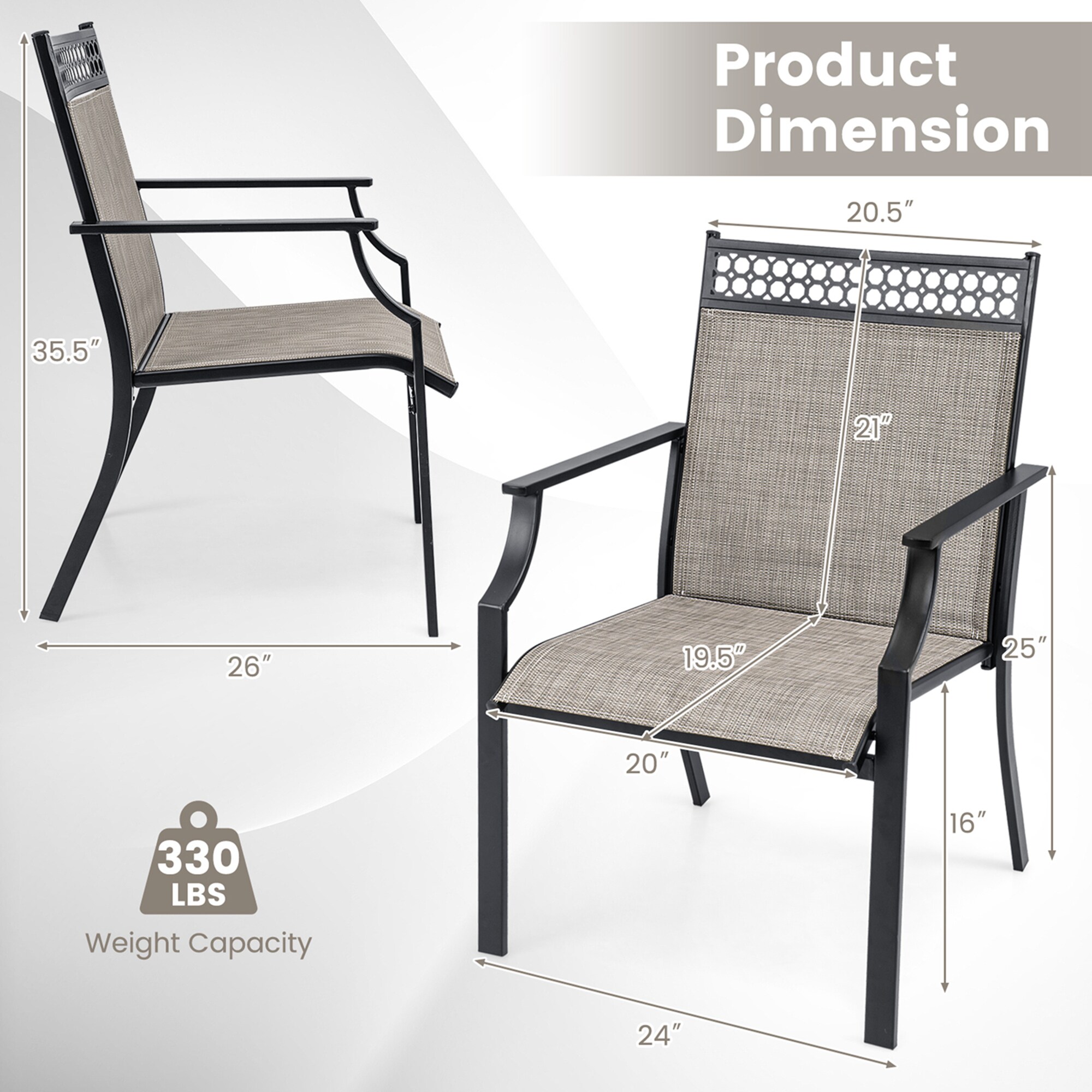Costway LWS00141 Patio-Chairs - View #2