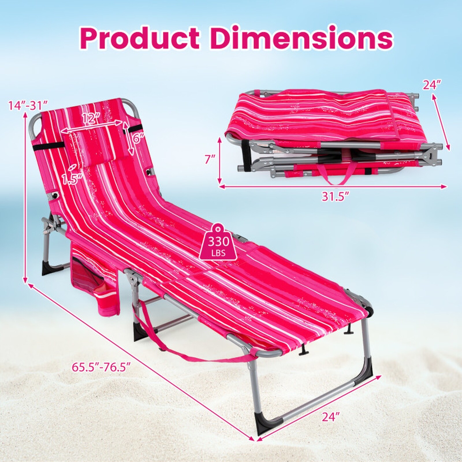 SUGIFT LW102SUGHY2365 Beach-Camping-Chairs - View #3