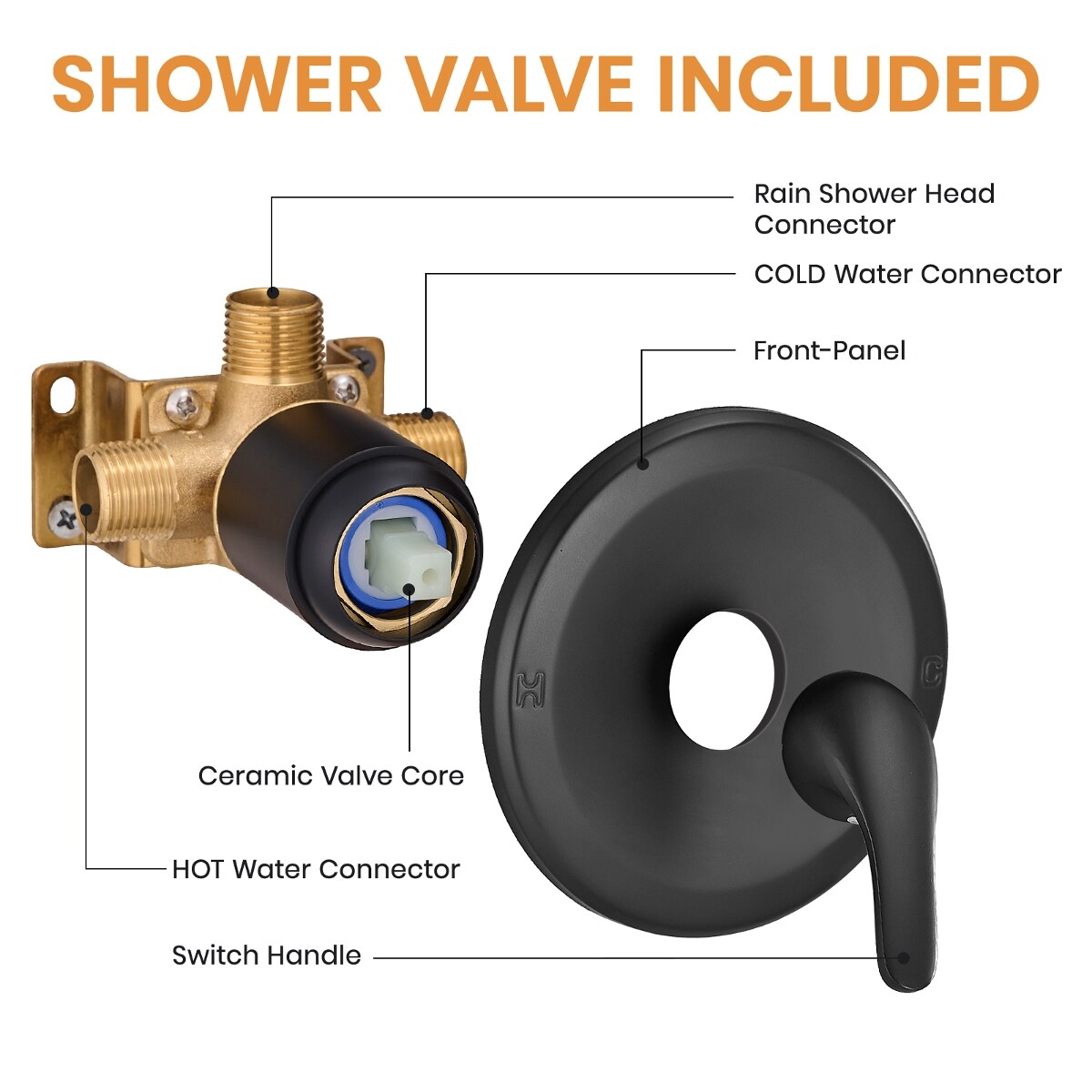 Loheer W1932P406525 Fixed-Showerhead - View #4