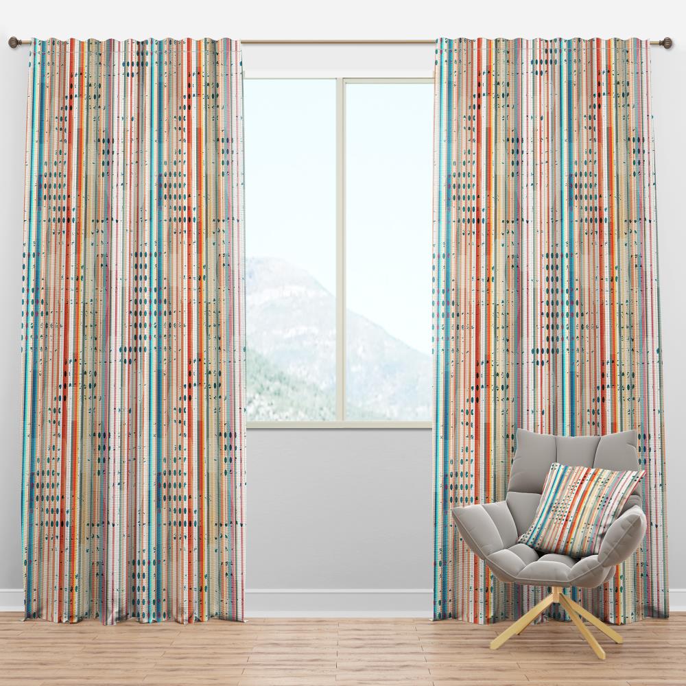 Designart CTN18781-52-84 84-Inches Red Room darkening Thermal lined Rod pocket Single curtain panel