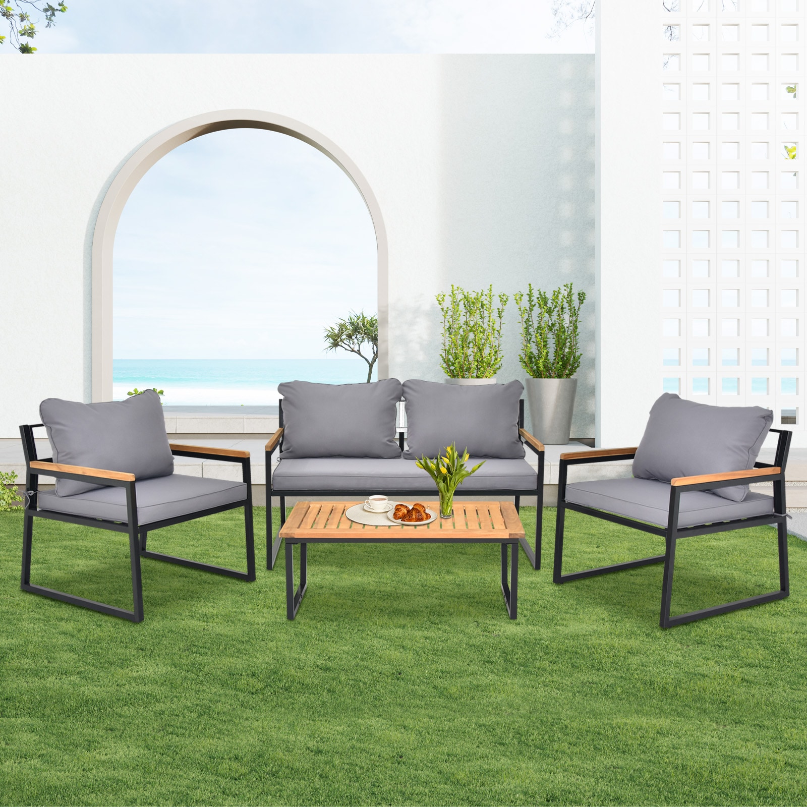 Winado LO1G56000723+724 Patio-Conversation-Sets - View #2