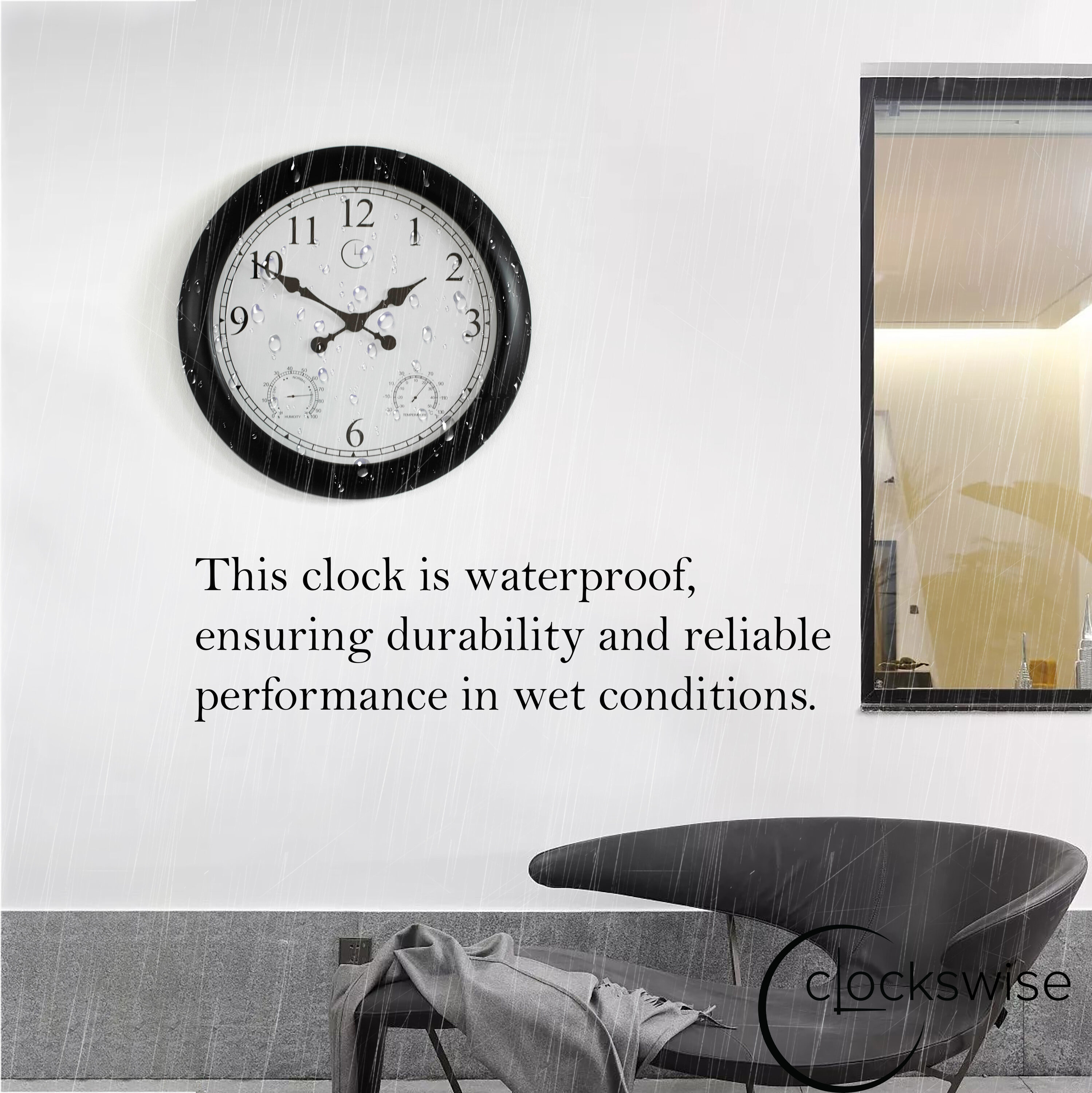 Clockswise QI004644 Indoor-Outdoor-Clocks - View #6