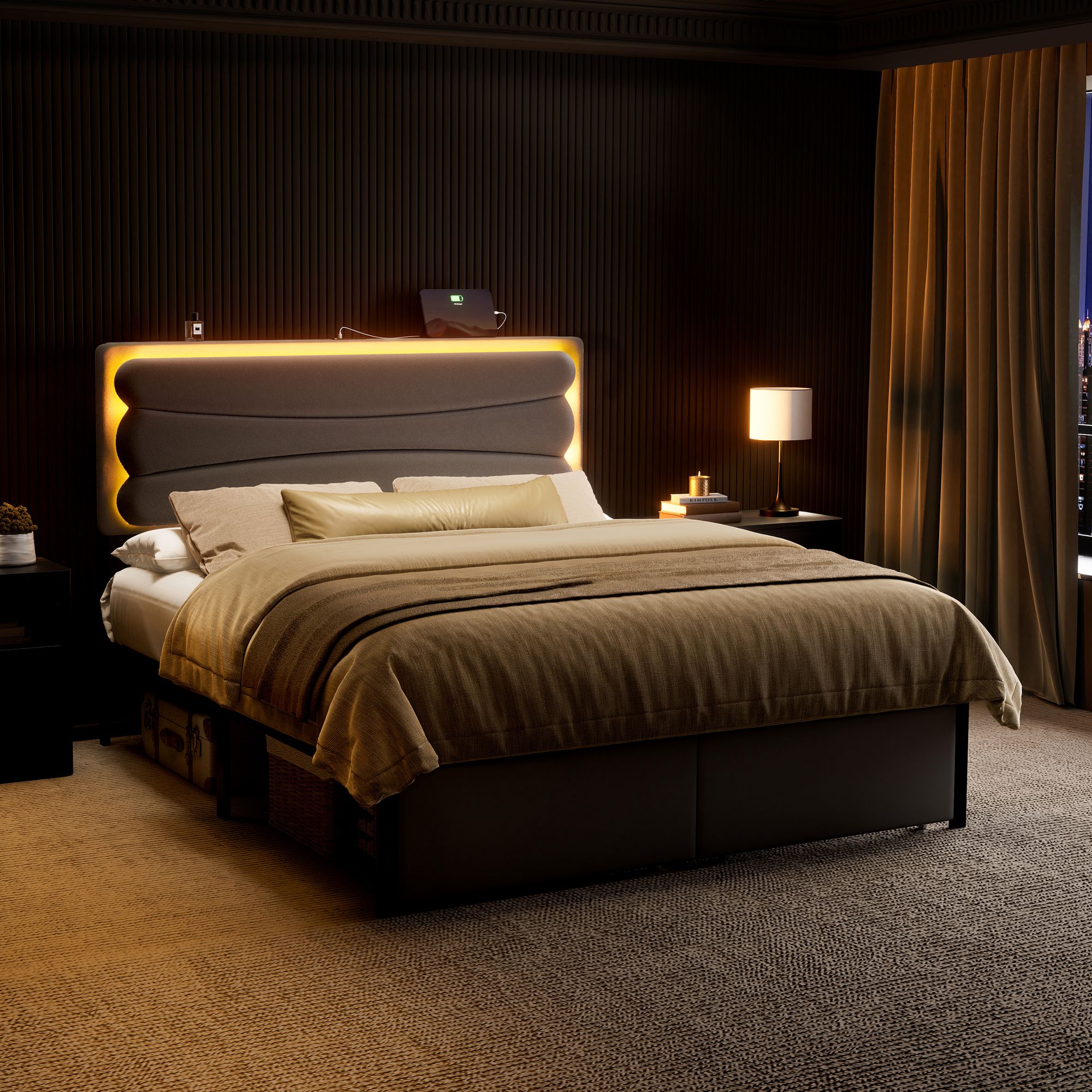 HAUSOURCE LW-HB0135GY beds - View #3