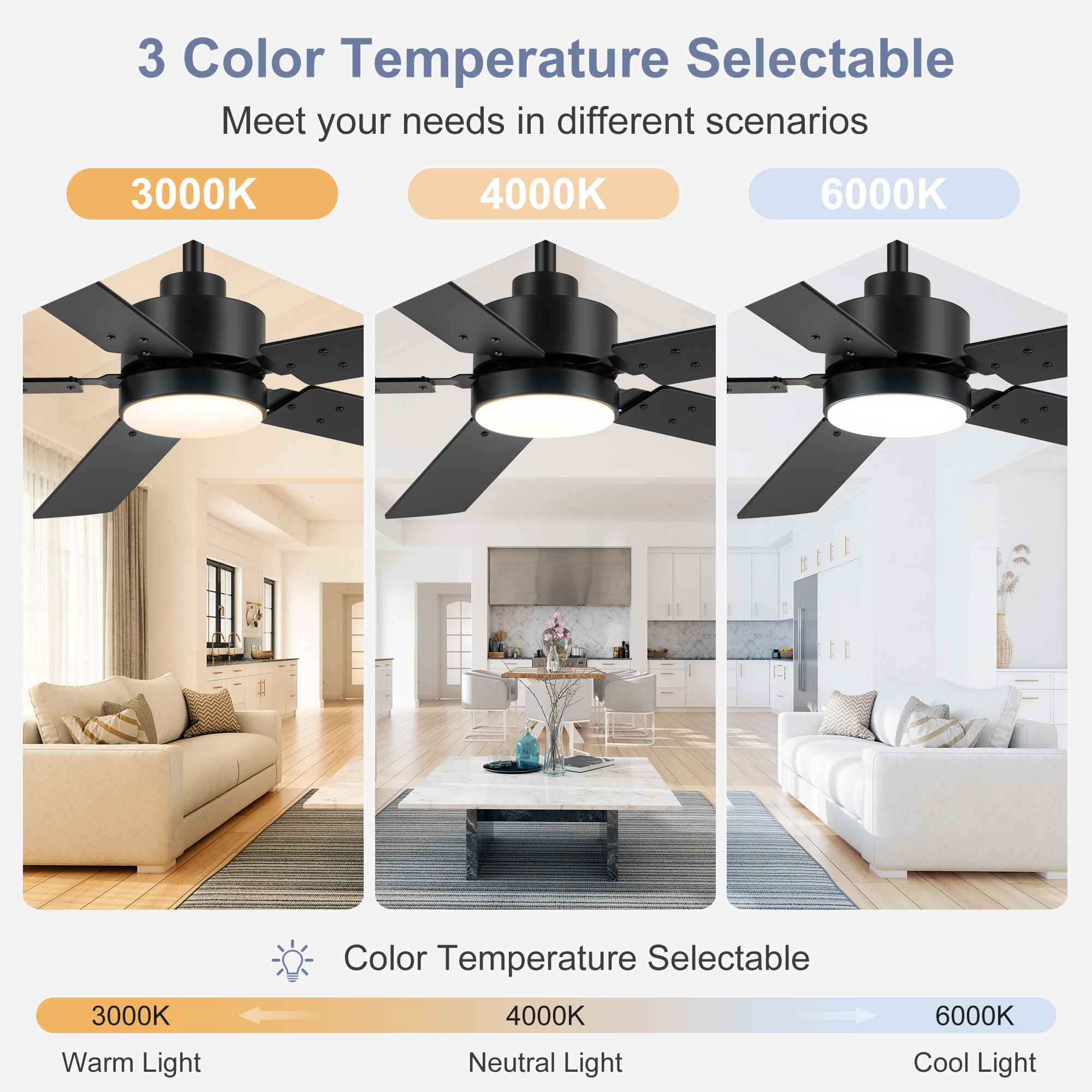 Airsurfer AS-30037-BK-T Ceiling-Fans - View #5