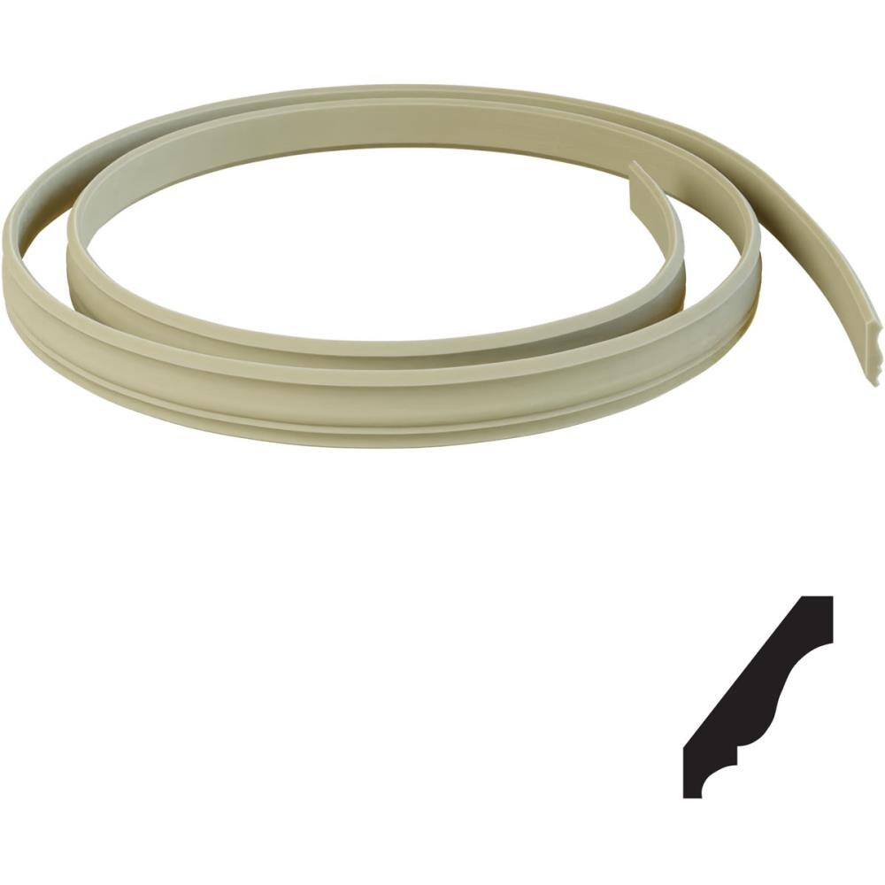 Ekena Millwork MLDFWM52X144 Flexible Moulding 2-3/4-in x 12-ft Unfinished Resin Crown Moulding