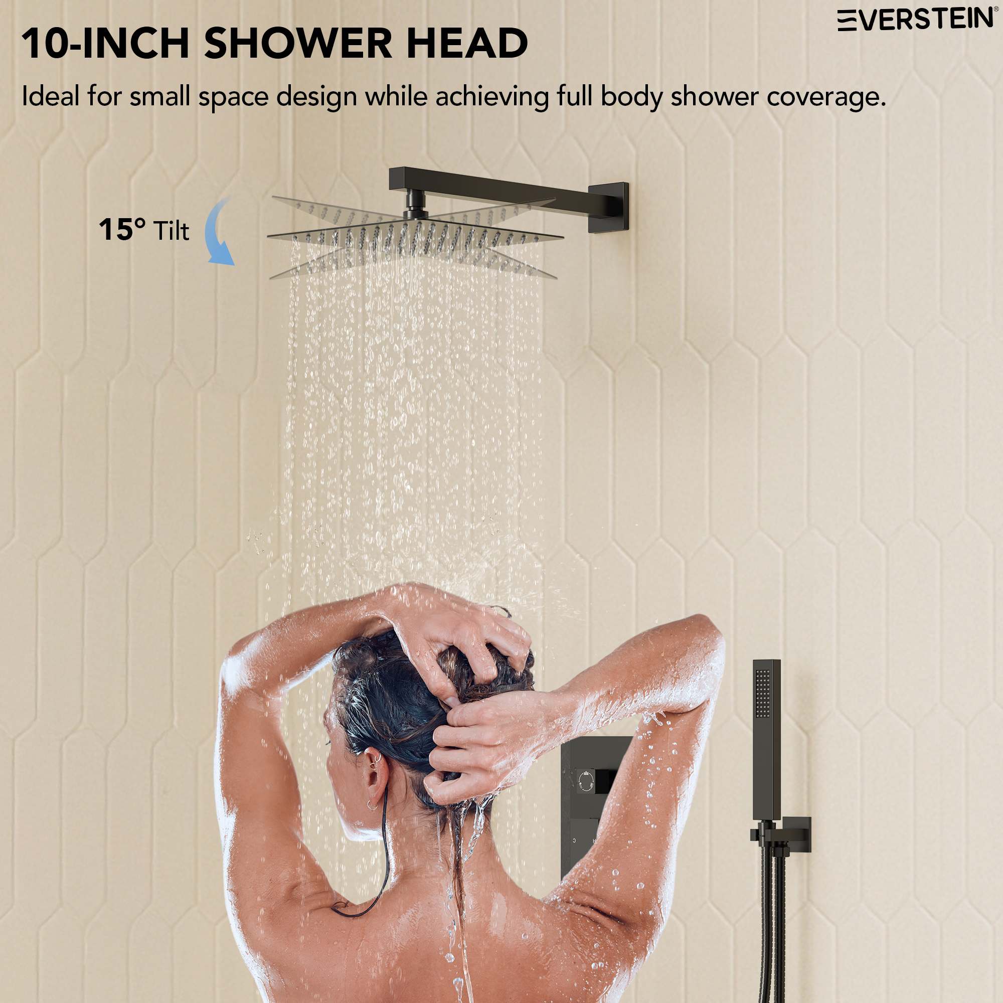 EVERSTEIN M6603BI-B10BLM Tub-Shower-Faucets - View #6
