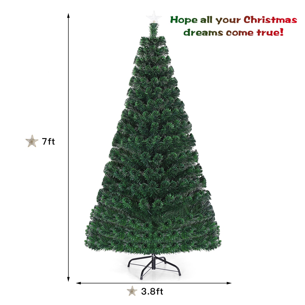 Costway CM20581 Artificial-Christmas-Trees - View #7