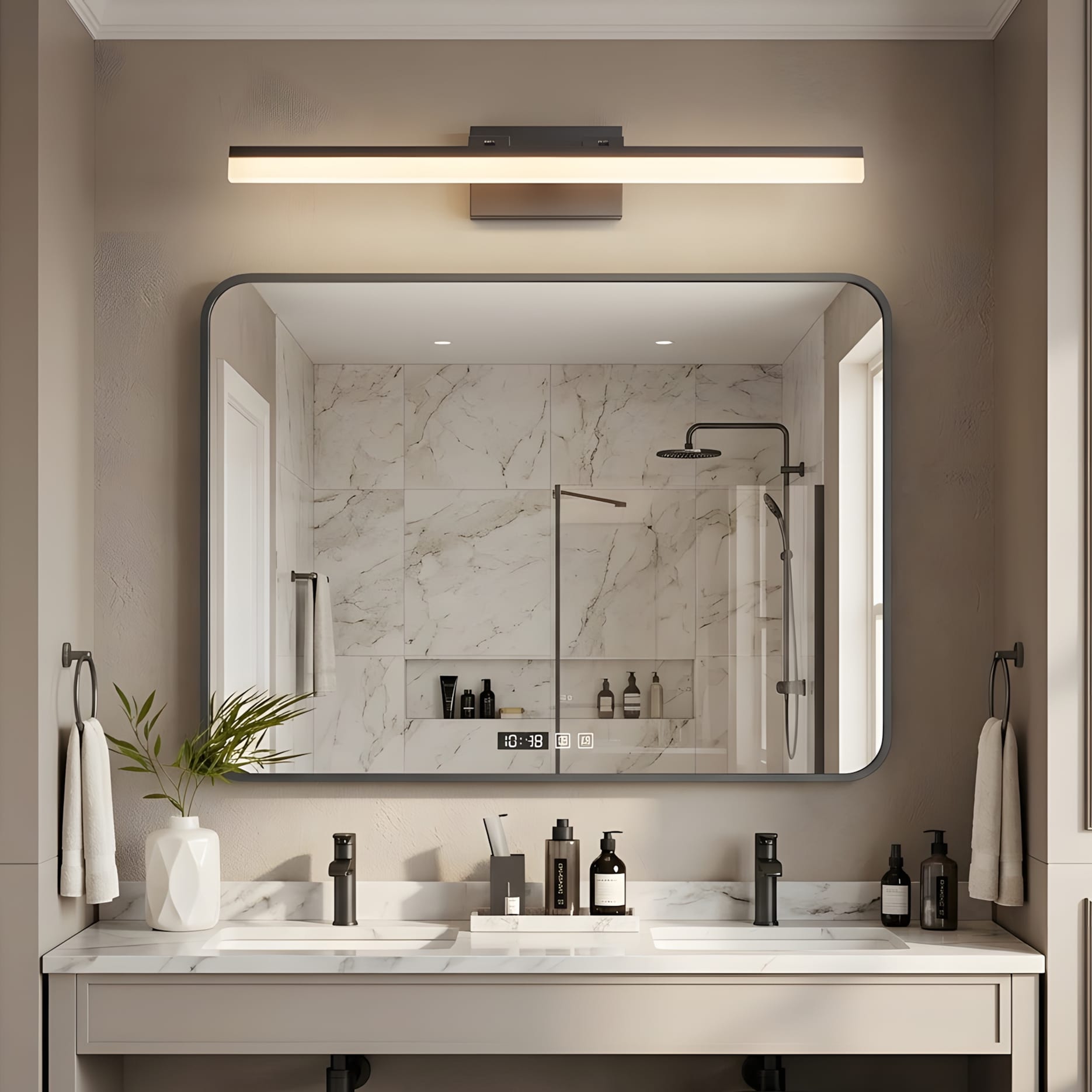 32-in Modern Integrated LED Bathroom Vanity Light Strip