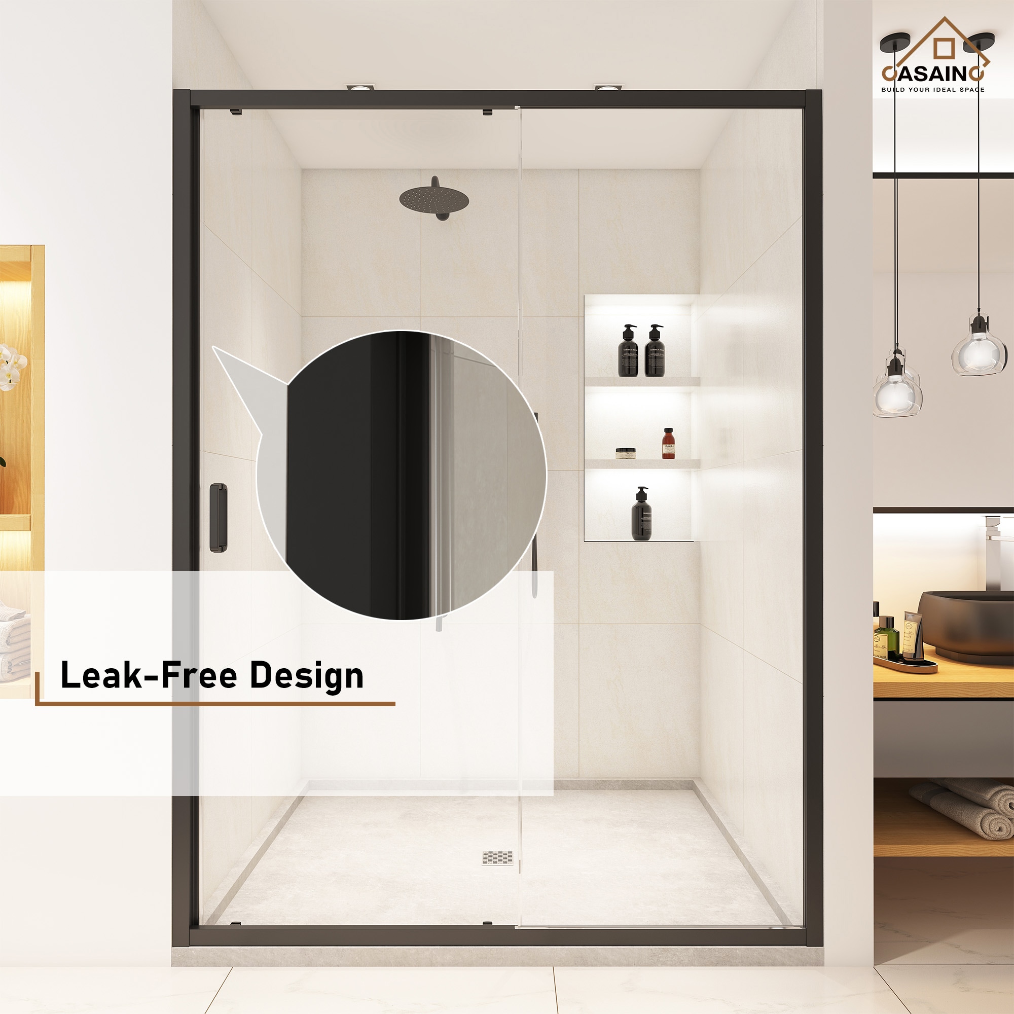 CASAINC BL-363672CC Shower-Doors - View #7